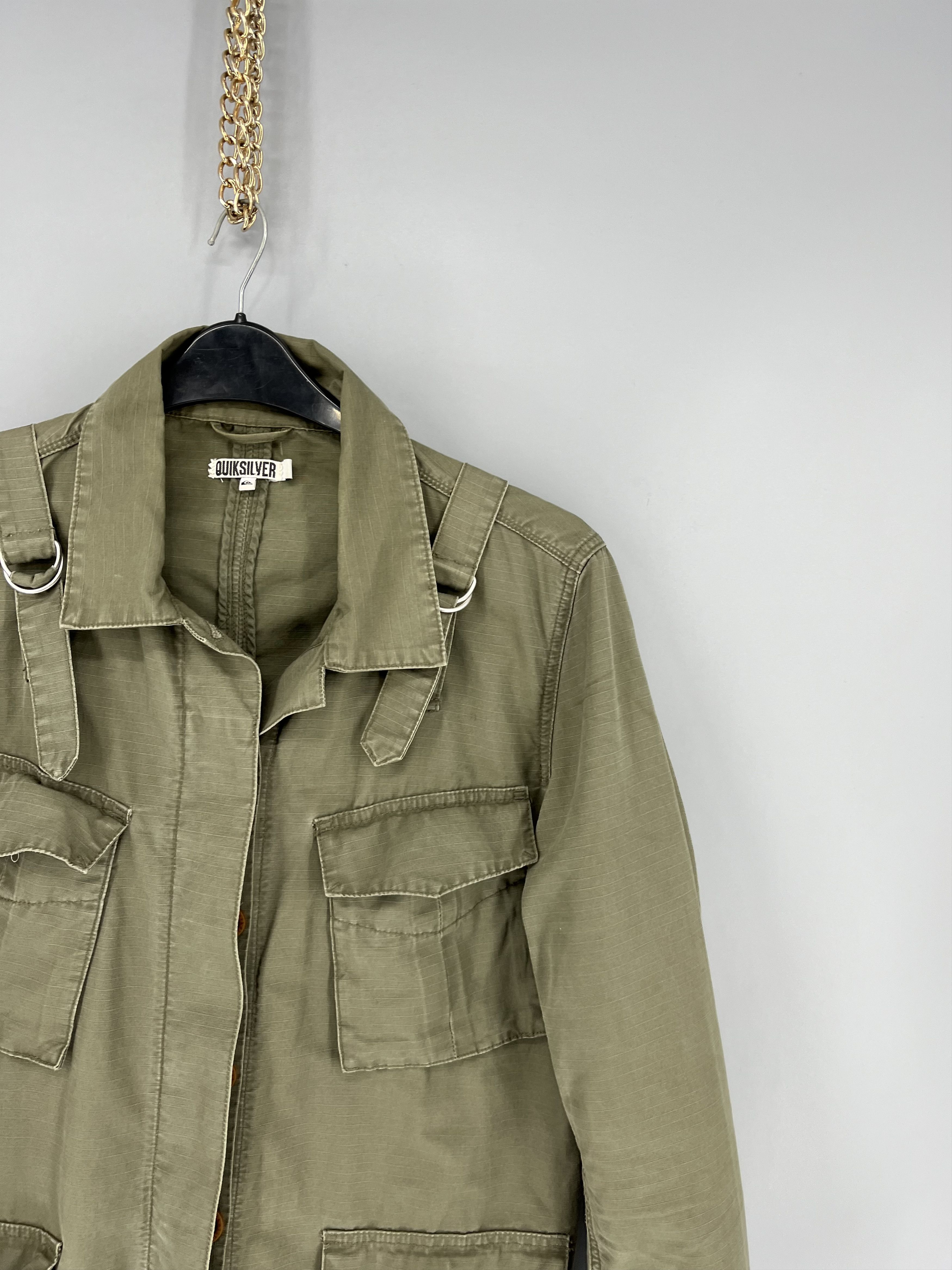 Quiksilver Vintage RARE Quiksilver Military Buttons Up Size US L / EU 52-54 / 3 - 5 Thumbnail