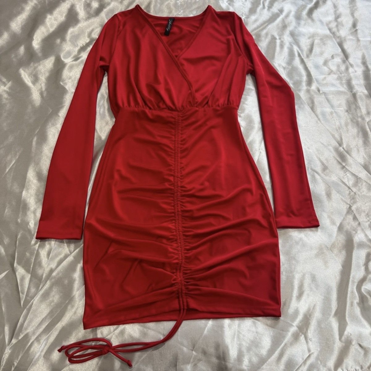 Other Red Long Sleeve Dress Size S / US 4 / IT 40 - 1 Thumbnail