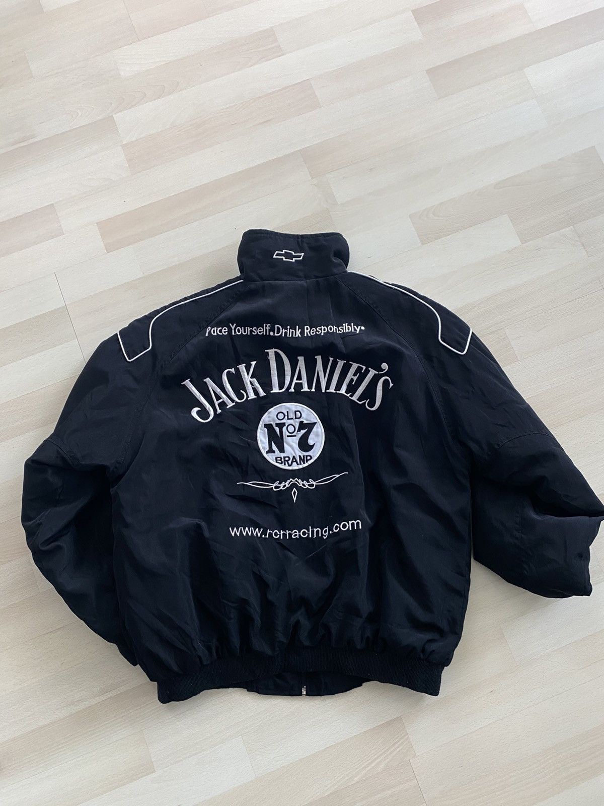 Formula 1 Jack Daniels Racing Embroided Logo Bomber Jacket Size US XL / EU 56 / 4 - 13 Thumbnail