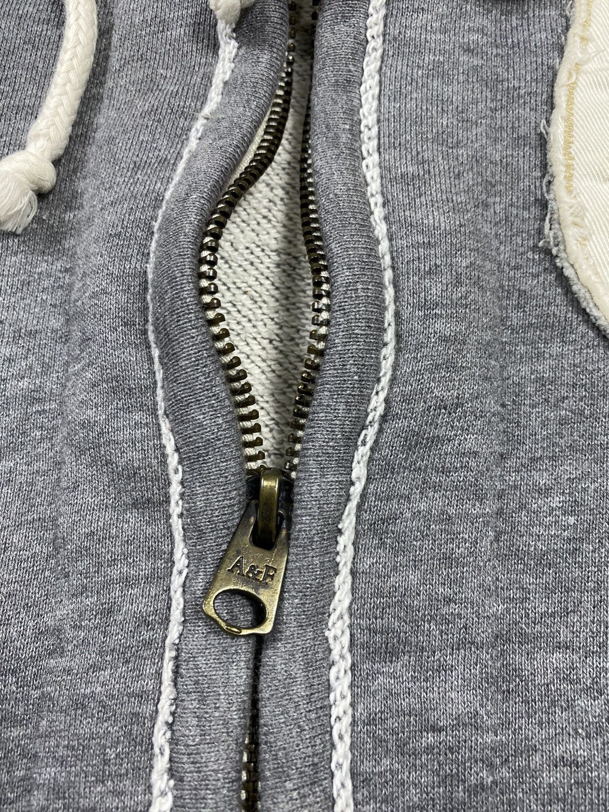 Abercrombie & Fitch Abercrombie&Fitch Faded Distressed Fur Zip Hoodie Ifsix lgb Size US M / EU 48-50 / 2 - 3 Thumbnail