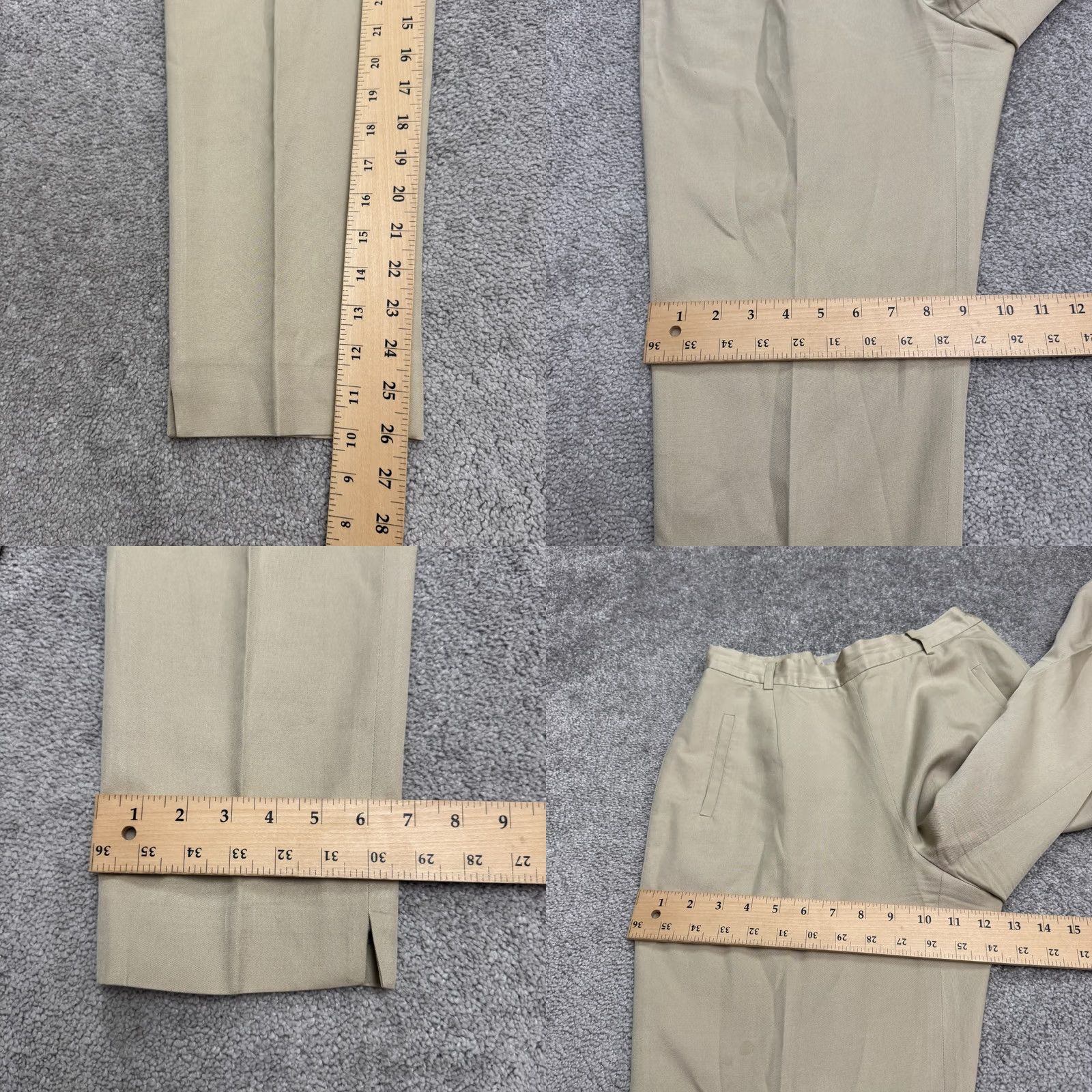 Eddie Bauer Eddie Bauer Silk Cotton Slim Fit Trouser Dress Pants Womens 8 Petite Beige Pants Womens 8P Petite Beige Silk Cotton Slim Fit Dress Pants Size 30" / US 8 / IT 44 - 10 Thumbnail