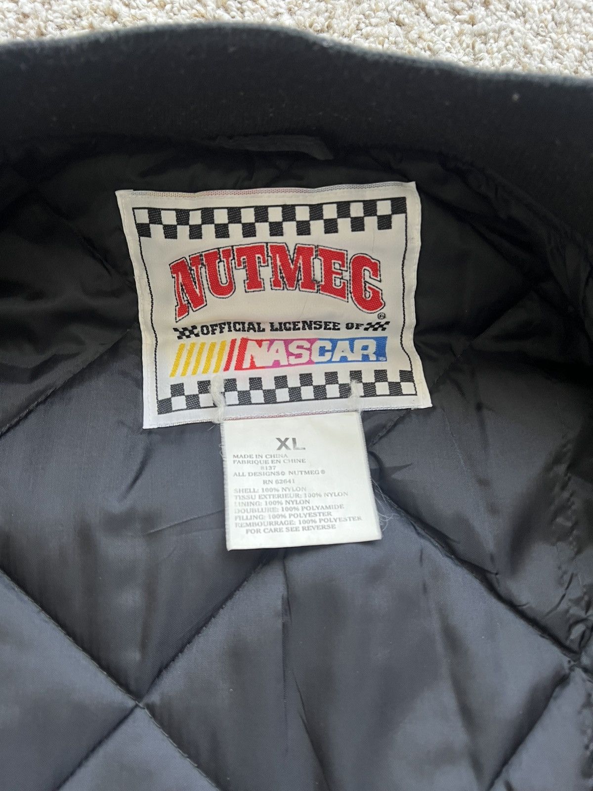 DALE EARNHARDT SR Nutmeg Vintage Racing Jacket Sz XL NASCAR
