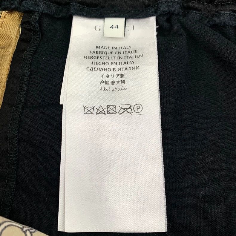 Gucci Gucci Black striped buckle full print casual drawstring sho Size US 28 / EU 44 - 7 Thumbnail
