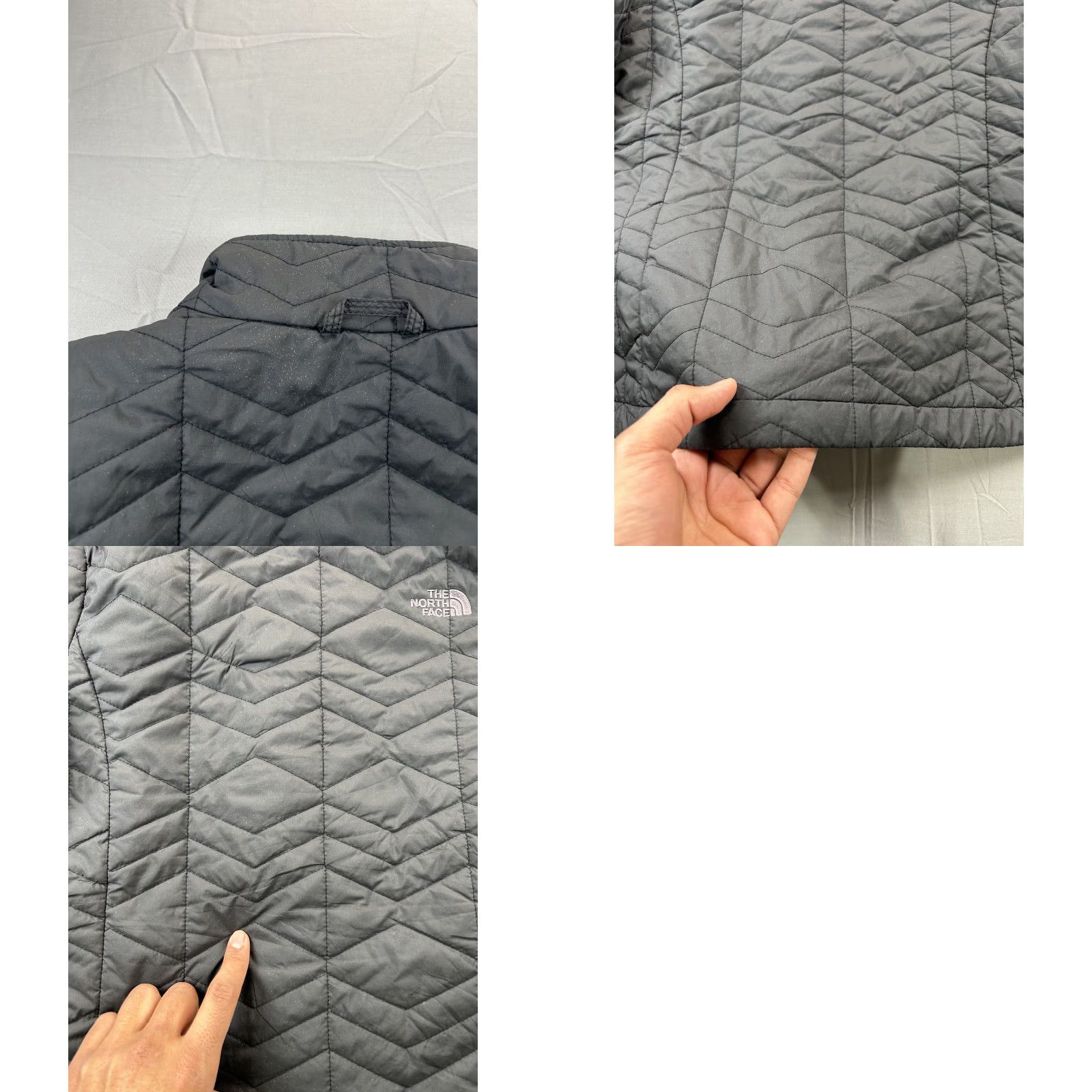 The North Face The North Face Jacket Womens Small Black Quilted Insulated Full Zip Nylon Size S / US 4 / IT 40 - 8 Thumbnail