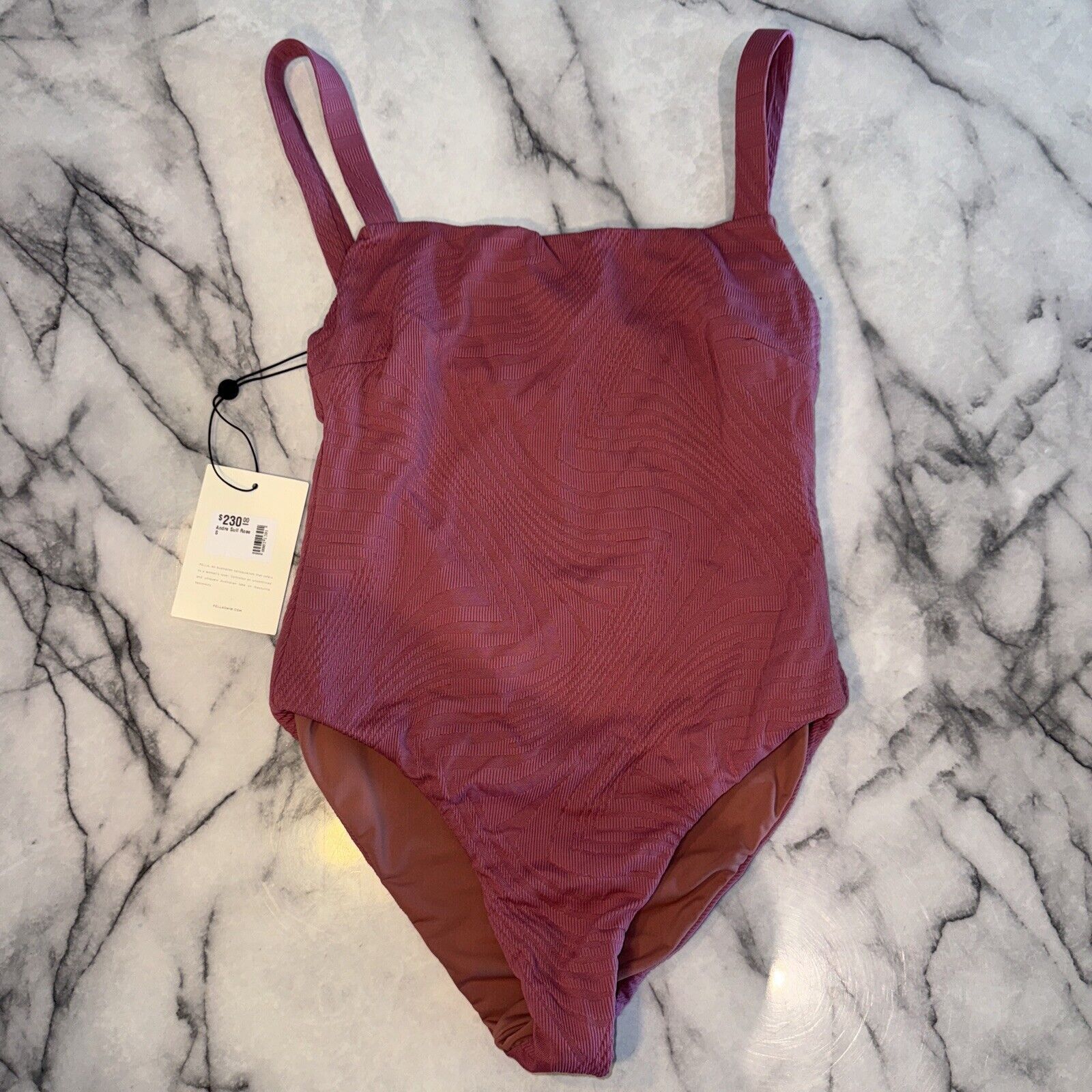 Free People NEW Free People Fella Swim Andre Bathing Suit Rose Pnk Small Size S / US 4 / IT 40 - 1 Thumbnail