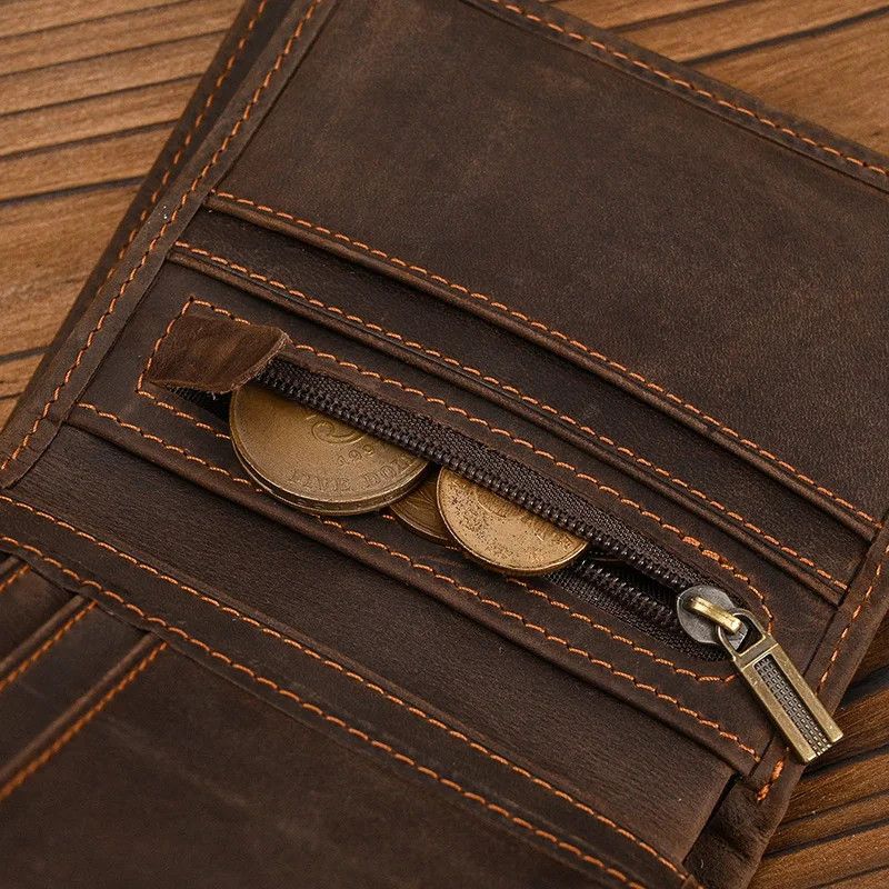 Leather × Vintage Leather Luxury Wallet Size ONE SIZE - 6 Thumbnail