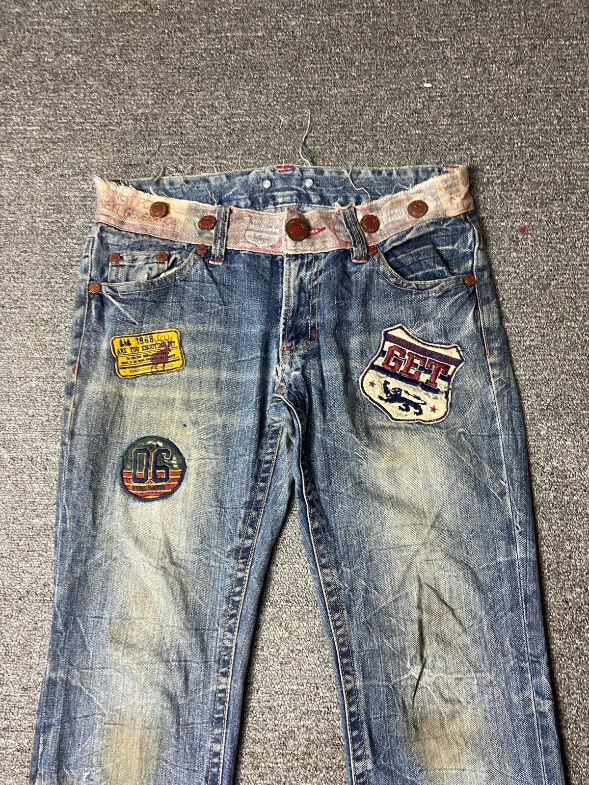 Japanese Brand Japanese Brand Patchwork Denim Jeans (151) Size US 32 / EU 48 - 12 Thumbnail