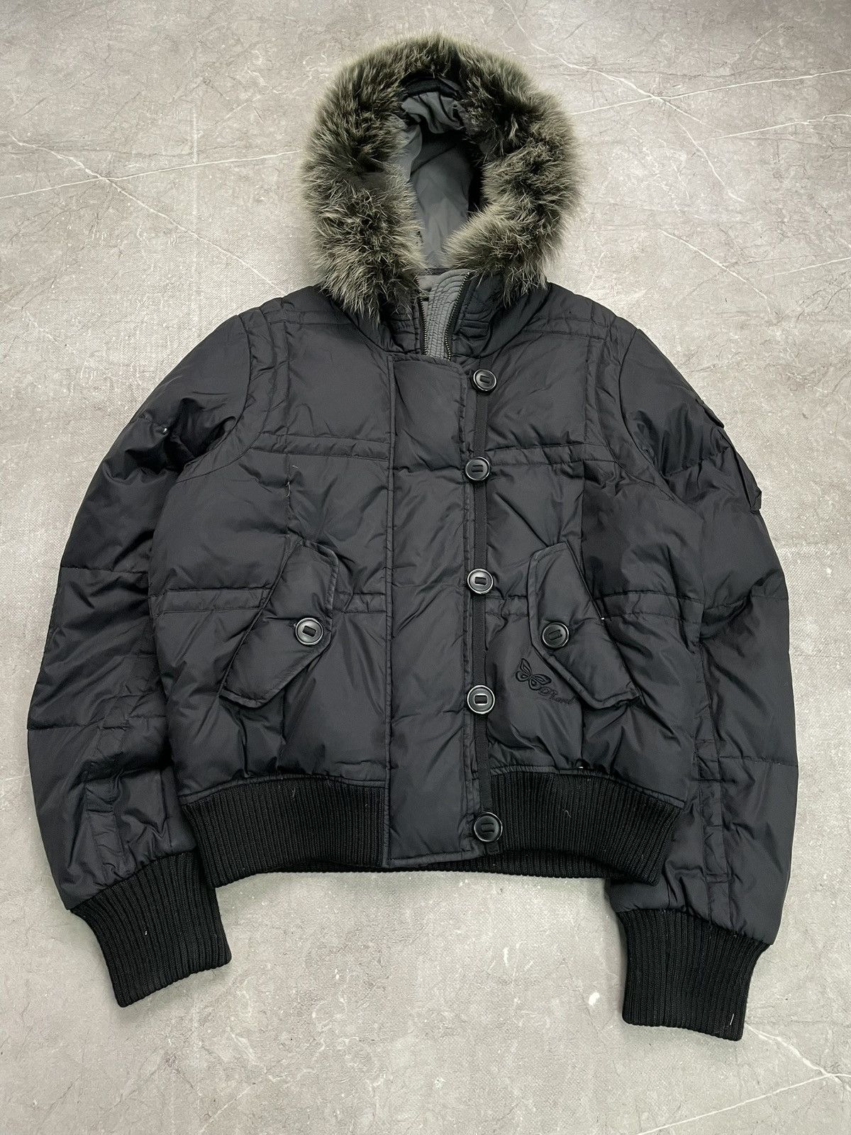 Lgb Fur Parka Black | Grailed