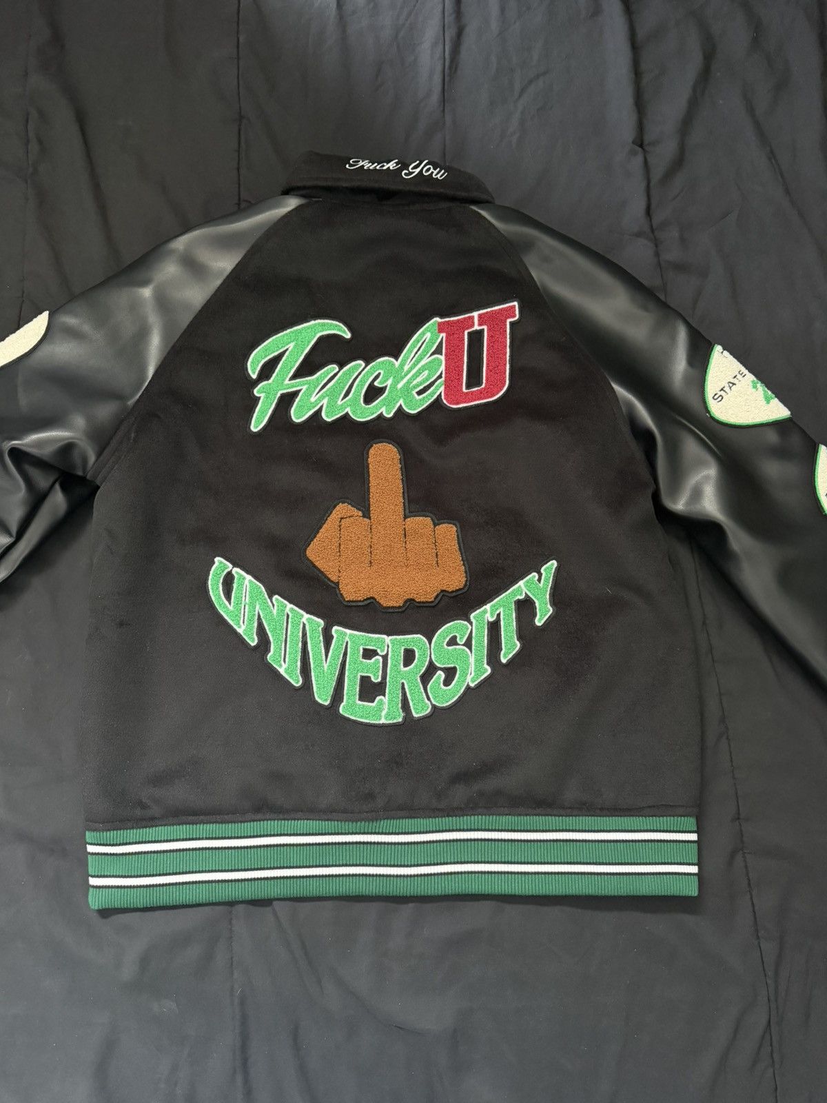 Other Fuck U University Letterman Jacket Size US XL / EU 56 / 4 - 5 Thumbnail