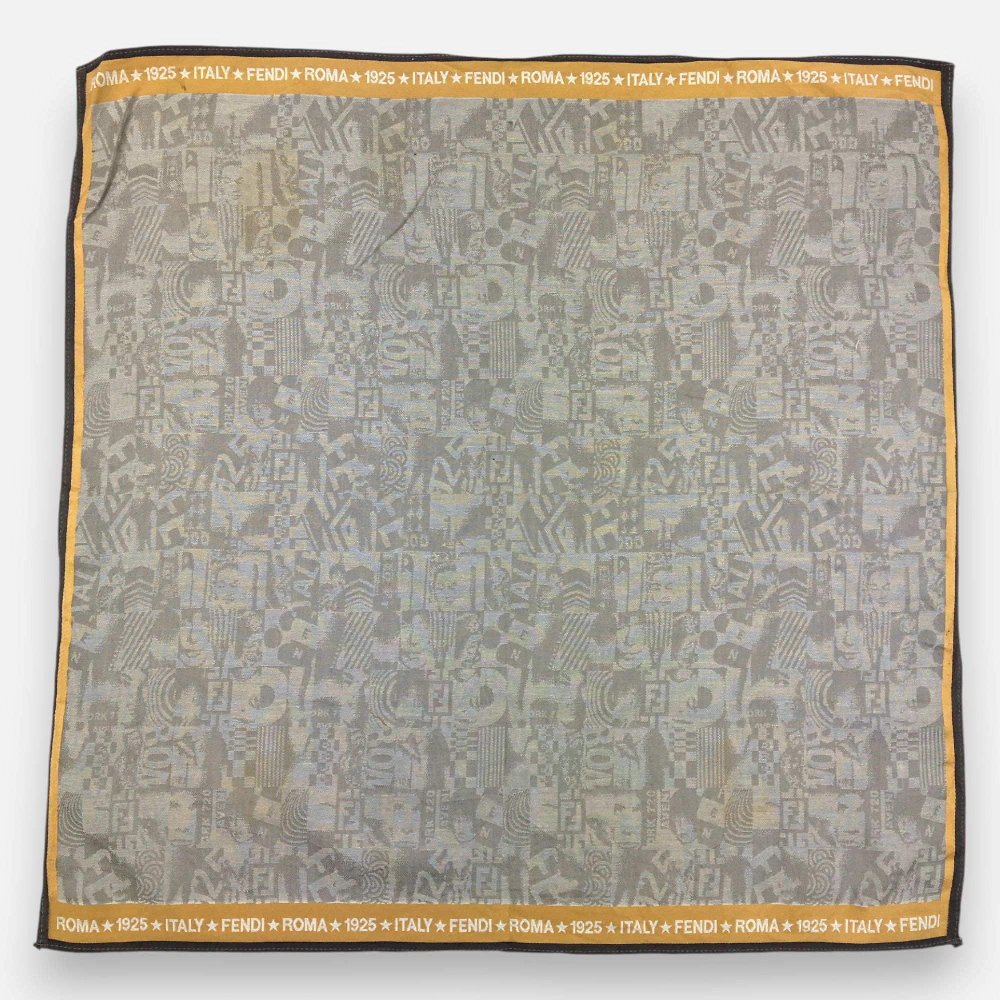 Japanese Brand Vintage Fendi Handkerchief Neckerchief Bandana Size ONE SIZE - 3 Thumbnail
