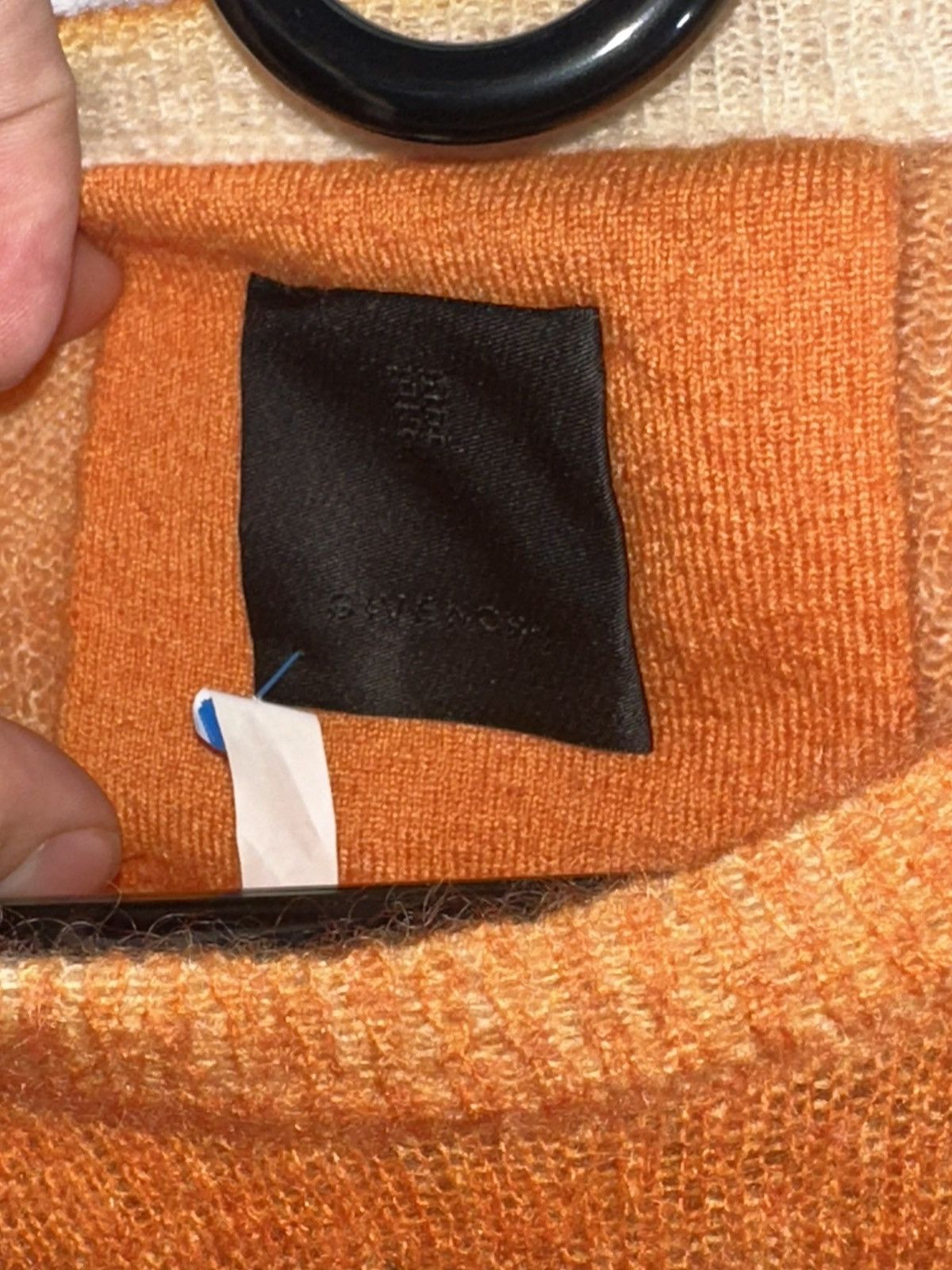 Givenchy Givenchy Pumpkin Mohair Sweater Size US XL / EU 56 / 4 - 6 Thumbnail
