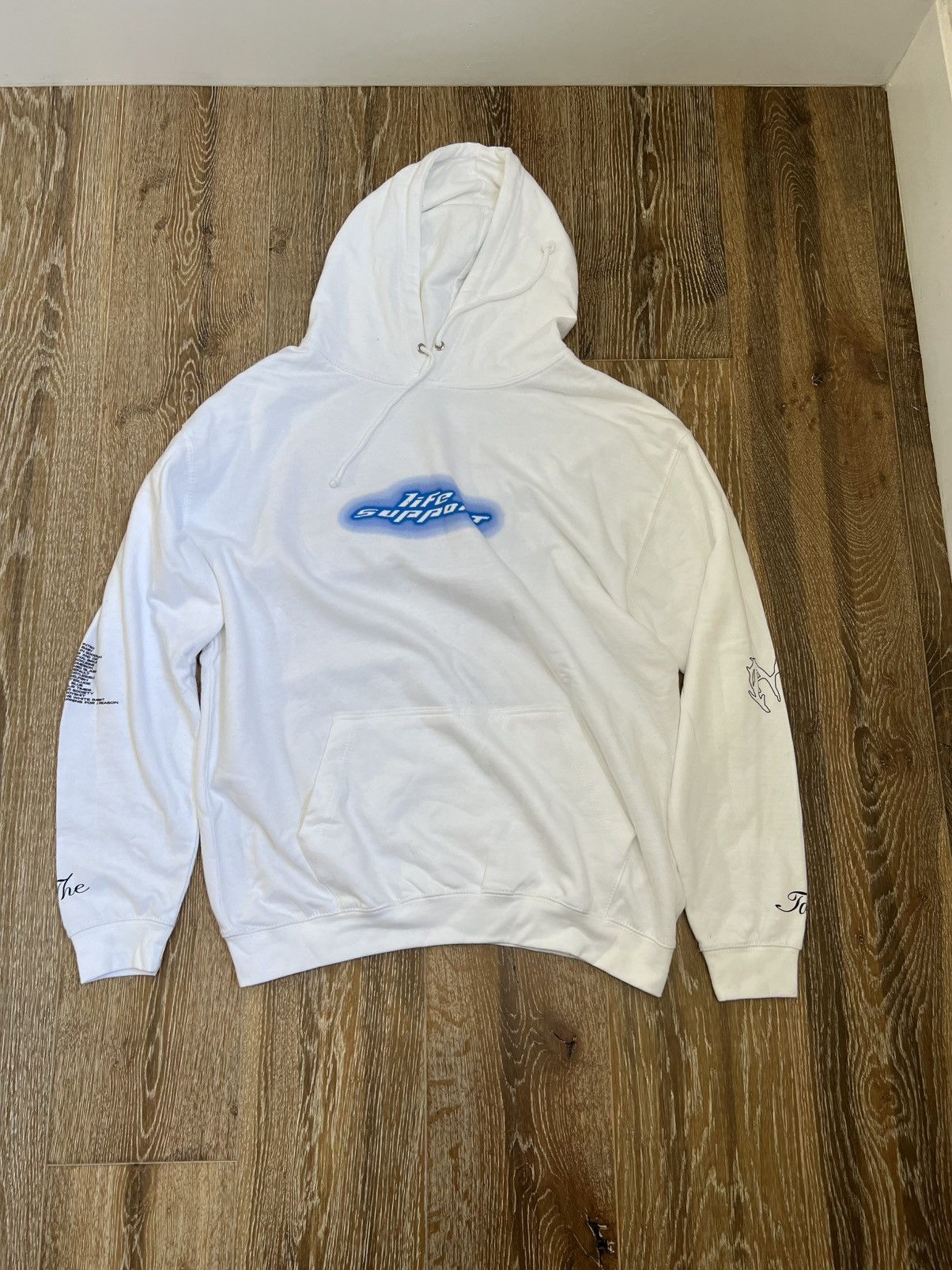 Vintage Madison beer life support white hoodie Size US XL / EU 56 / 4 - 2 Thumbnail
