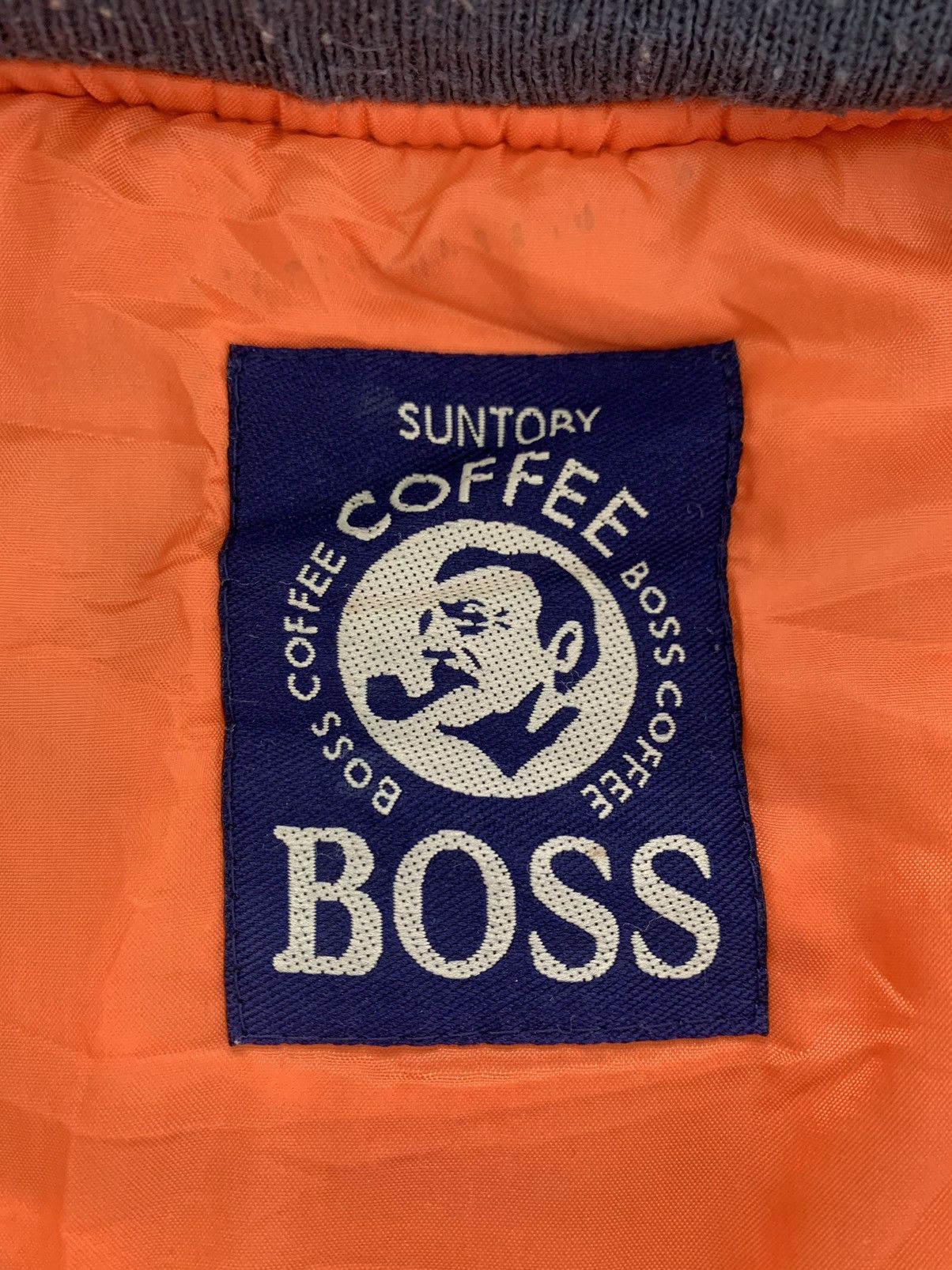 Japanese Brand Vtg Suntory Coffee Boss Coffee Bomber Jacket Size US L / EU 52-54 / 3 - 14 Thumbnail