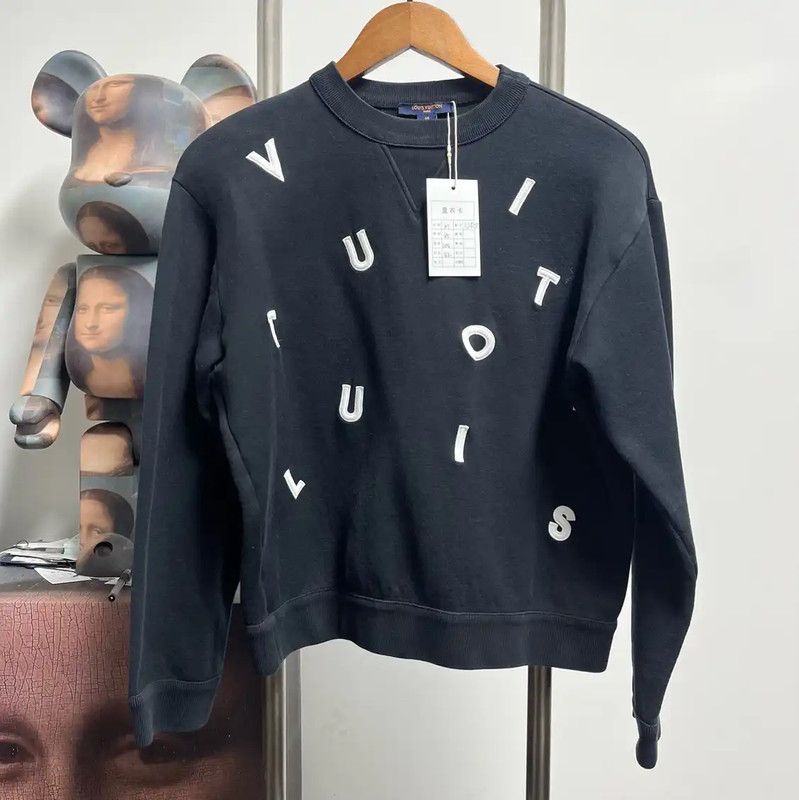 Louis Vuitton M Black Sweater for Men 0089