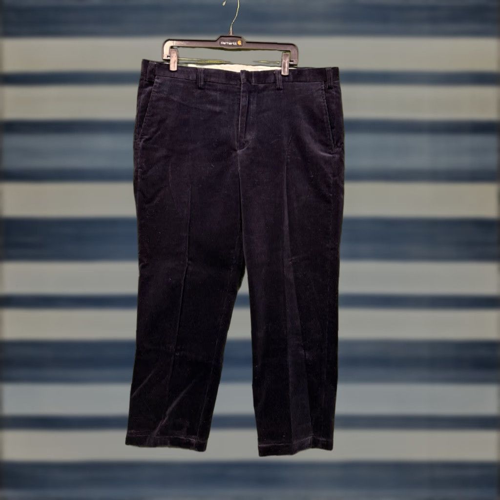Orvis Orvis Pants Mens 38 Black Corduroy Straight Leg Brisbane Moss Classic Fit Gorp Size US 38 / EU 54 - 1 Thumbnail