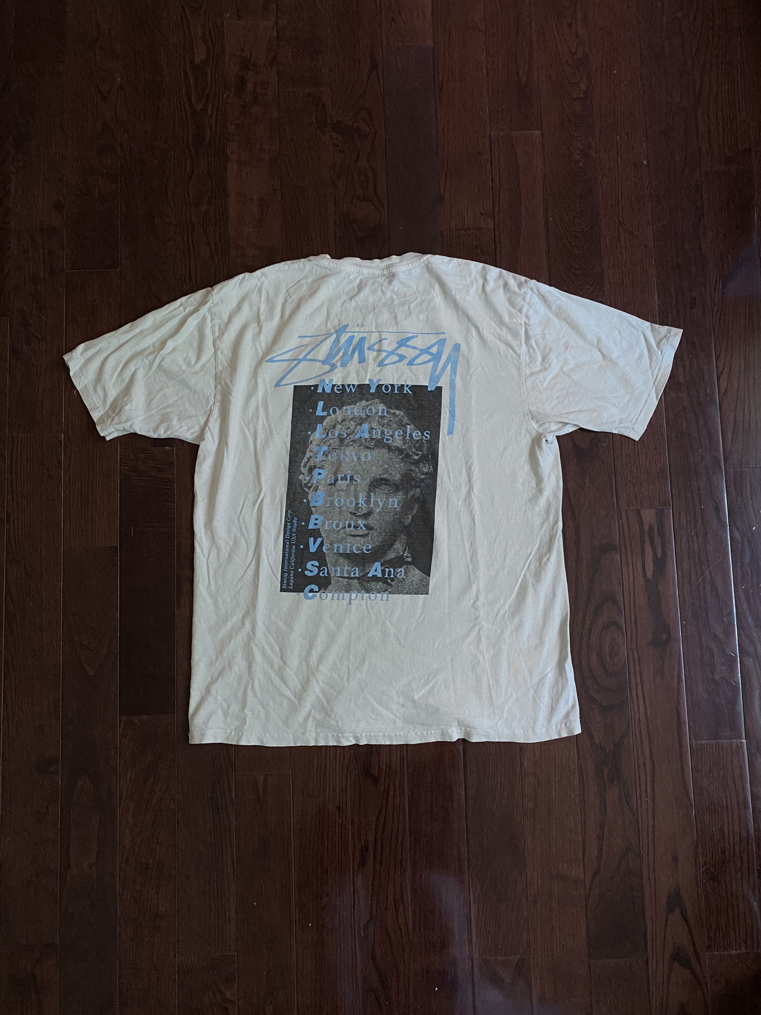 Stussy Statue Pigment Dyed T-Shirt Size US L / EU 52-54 / 3 - 1 Thumbnail