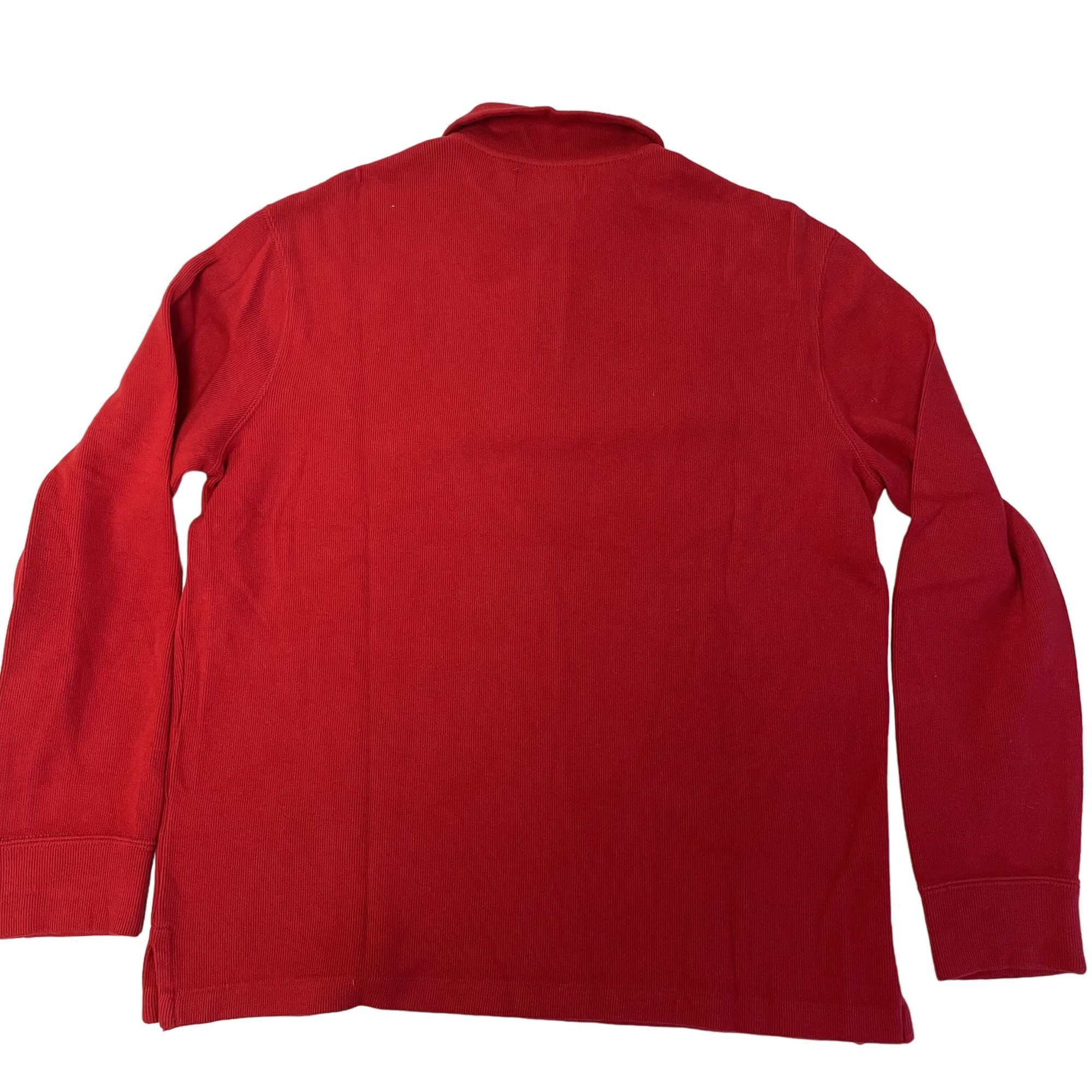 Ralph Lauren Vtg Y2K 00s Ralph Lauren KNIT POLO Logo Pony Henley Pullover Size US L / EU 52-54 / 3 - 7 Thumbnail