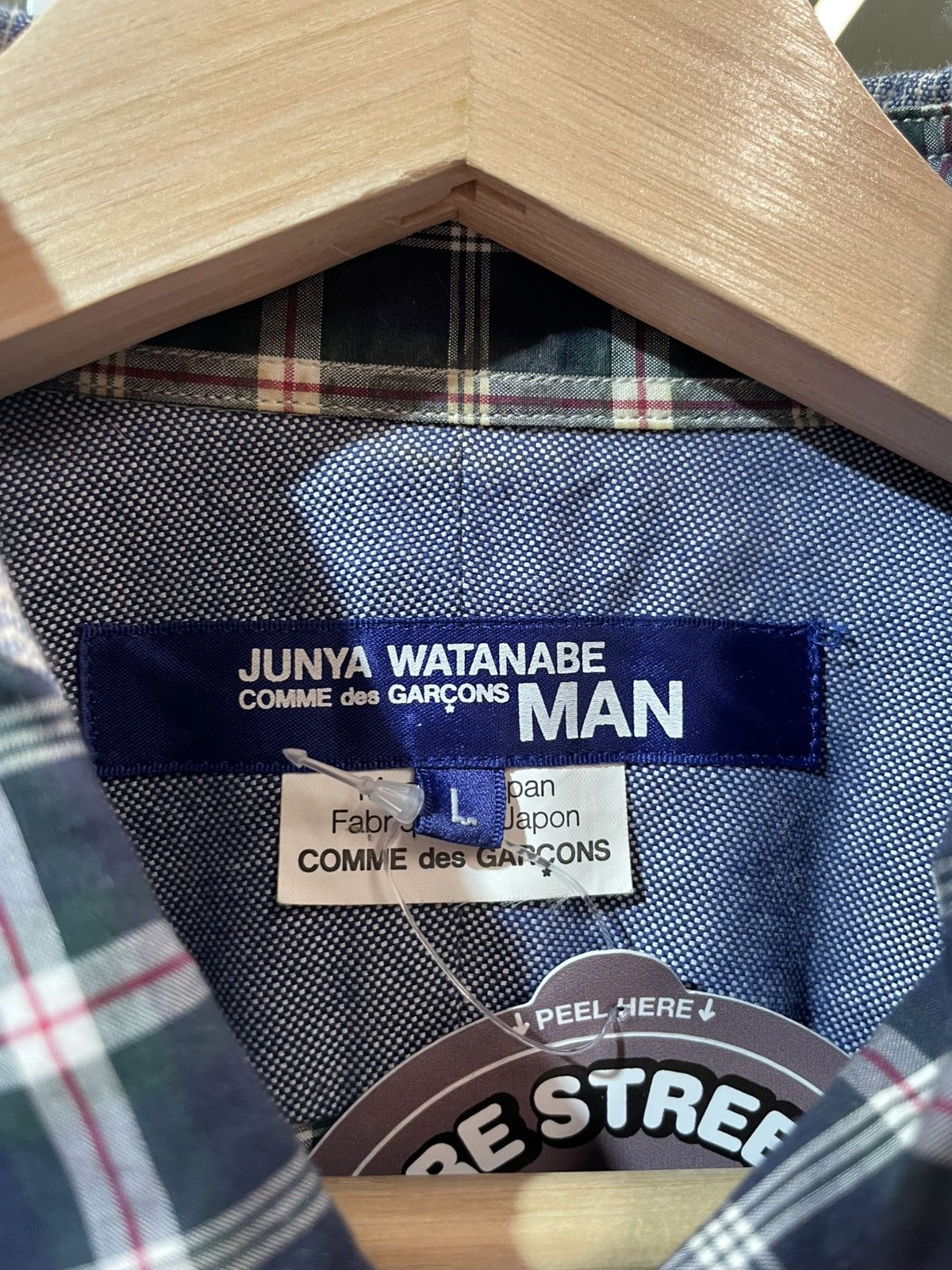 Comme des Garcons × Junya Watanabe Junya Watanabe CDG Man plaid shirt patchwork details Size US L / EU 52-54 / 3 - 5 Thumbnail
