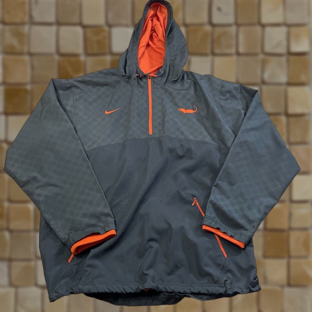 Nike Nike Team Jacket Pullover Florida Gators Gray Windbreaker M Mens 1/4 Zip Embroidered Lightweight Pockets Size US M / EU 48-50 / 2 - 1 Thumbnail