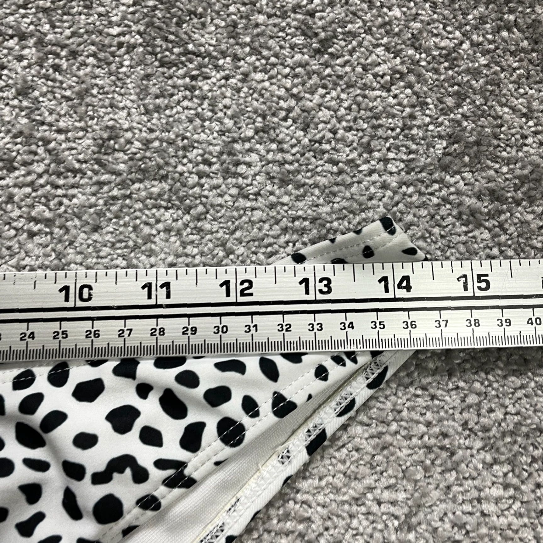 Vintage Unbranded Swimwear Bikini Bottom Womens Medium Black White Leopard Summer Beach Size 32" / US 10 / IT 46 - 7 Thumbnail