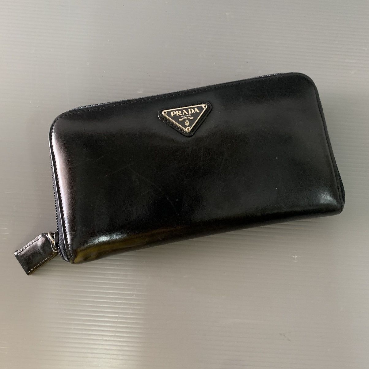 Prada Prada Leather Long Wallet Size ONE SIZE - 2 Thumbnail