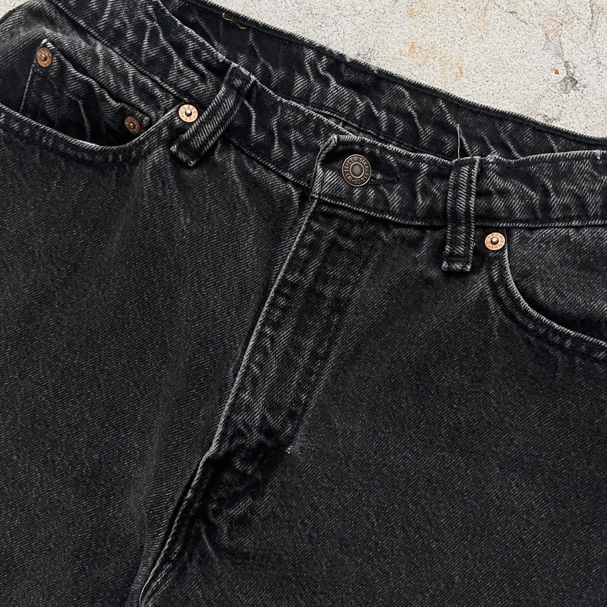 Levi's Vintage 90s Levi’s 512 Slim Fit Tapered Leg Denim Jean Pants Size 34" / US 12 / IT 48 - 3 Thumbnail