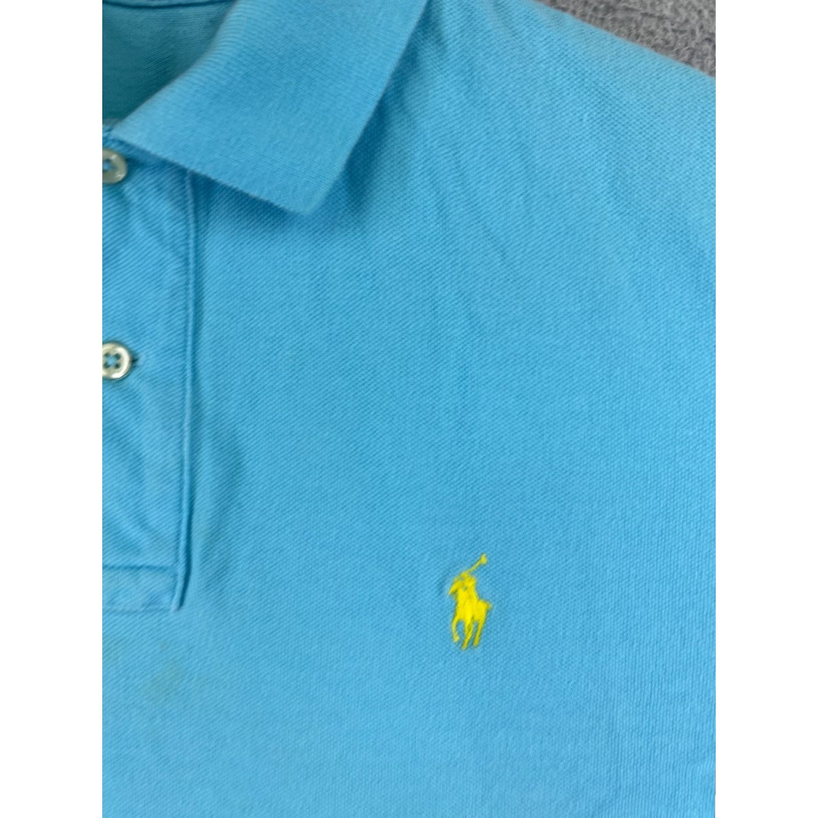 Ralph Lauren VINTAGE Ralph Lauren Polo Shirt Adult Medium Blue Pony Golf Cotton Knit READ Size US M / EU 48-50 / 2 - 7 Thumbnail