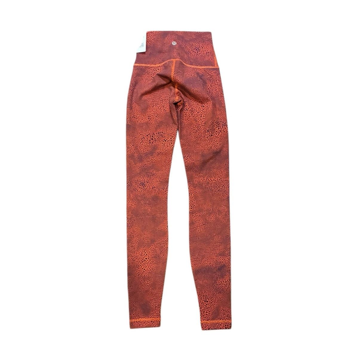 Lululemon Lululemon Wunder Train HR Tight 28" Size 2 Crackle Orange Size 26" / US 2 / IT 38 - 2 Thumbnail