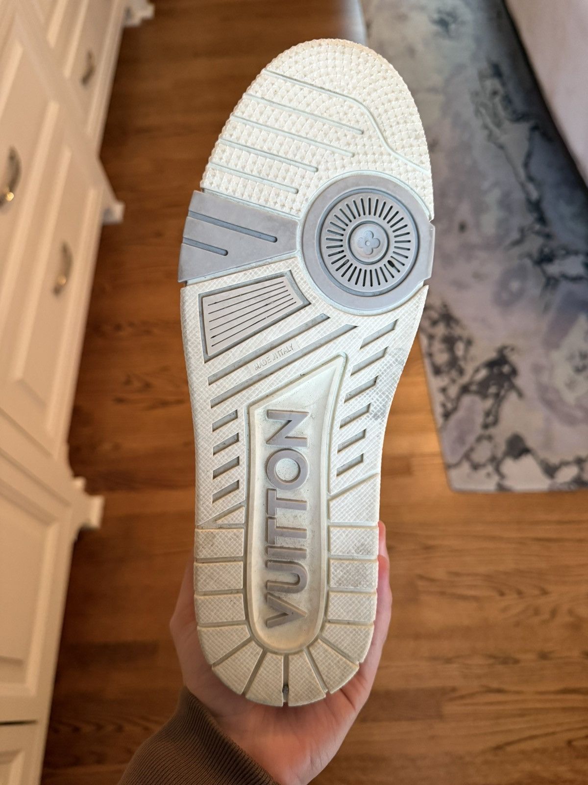 Louis Vuitton Trainer Ankle Sneakers 'Beige' Size US 8.5 / EU 41-42 - 3 Thumbnail