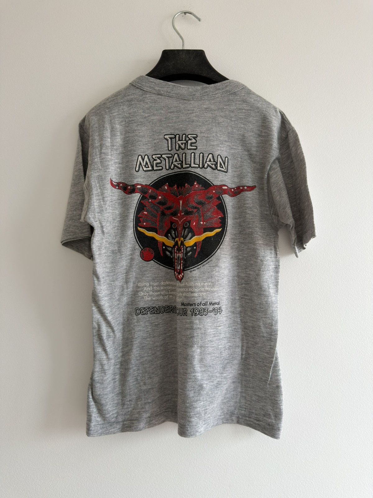 Band Tees *RARE*1983 DEFENDERS OF THE FAITH JUDAS PRIEST METAL TEE Size US M / EU 48-50 / 2 - 6 Thumbnail