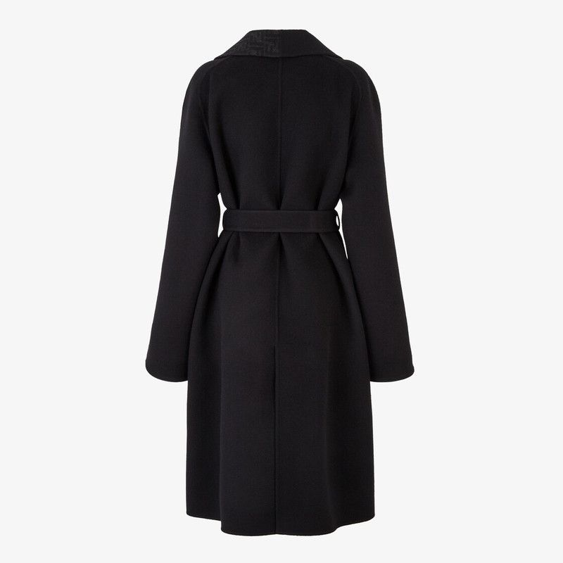 Fendi o1loc1c0426 Coat in Black Size S / US 4 / IT 40 - 2 Thumbnail