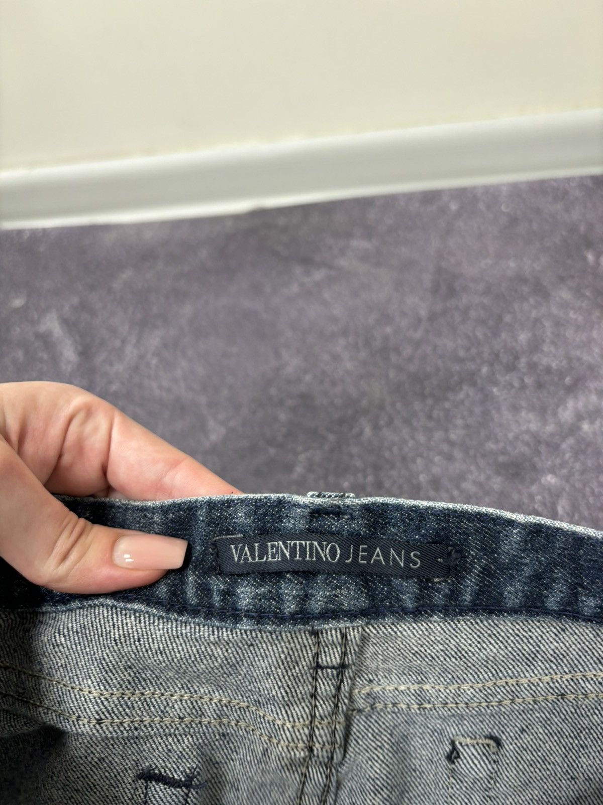 Valentino Vintage Valentino Women’s Blue Straight Fit Luxury Jeans Size 32" / US 10 / IT 46 - 14 Thumbnail