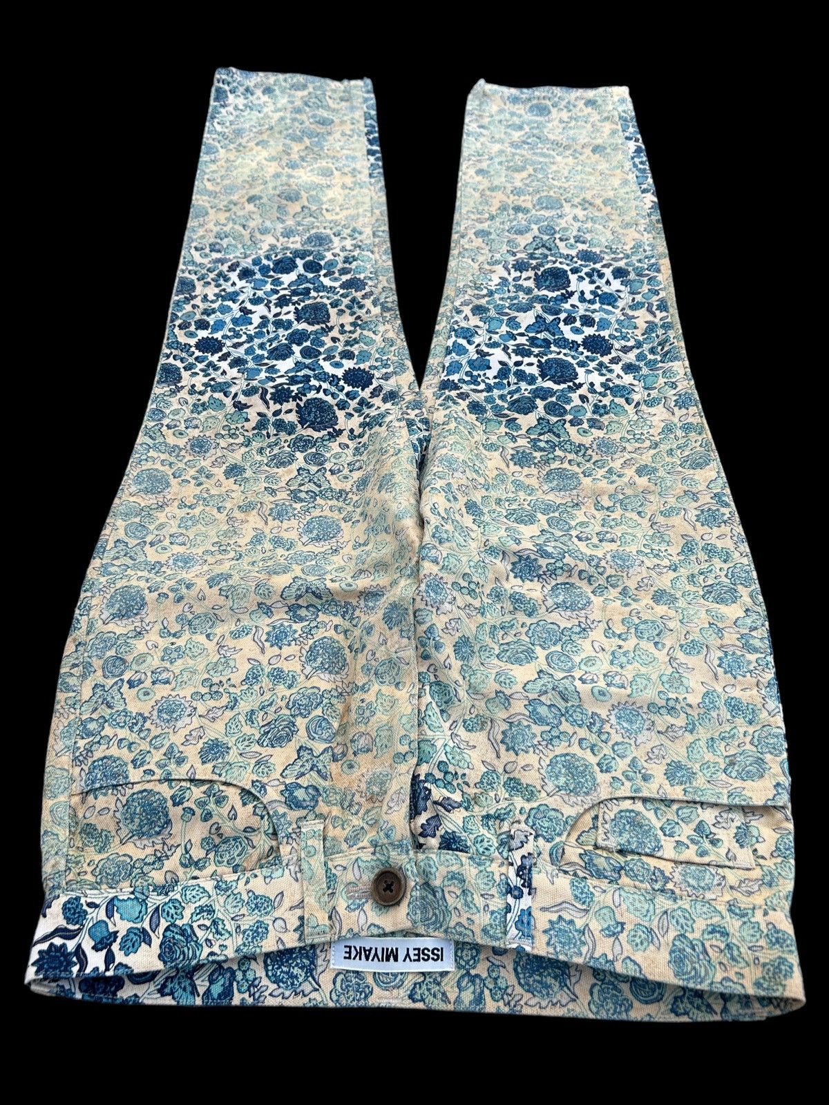 Issey Miyake × Japanese Brand × Kapital Issey Miyake Floral Tattoo Uneven dyed Pants ☠️🎌 Size US 28 / EU 44 - 3 Thumbnail