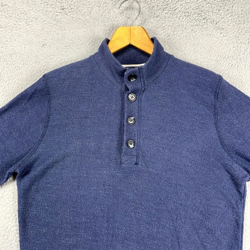 Marine Layer Marine Layer Henley Sweater Mens Medium Blue Pullover Long Sleeve Shirt. Size US M / EU 48-50 / 2 - 2 Thumbnail