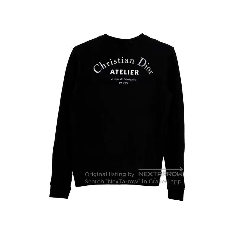 Dior Dior Black slogan logo sweatshirt Size US S / EU 44-46 / 1 - 2 Thumbnail