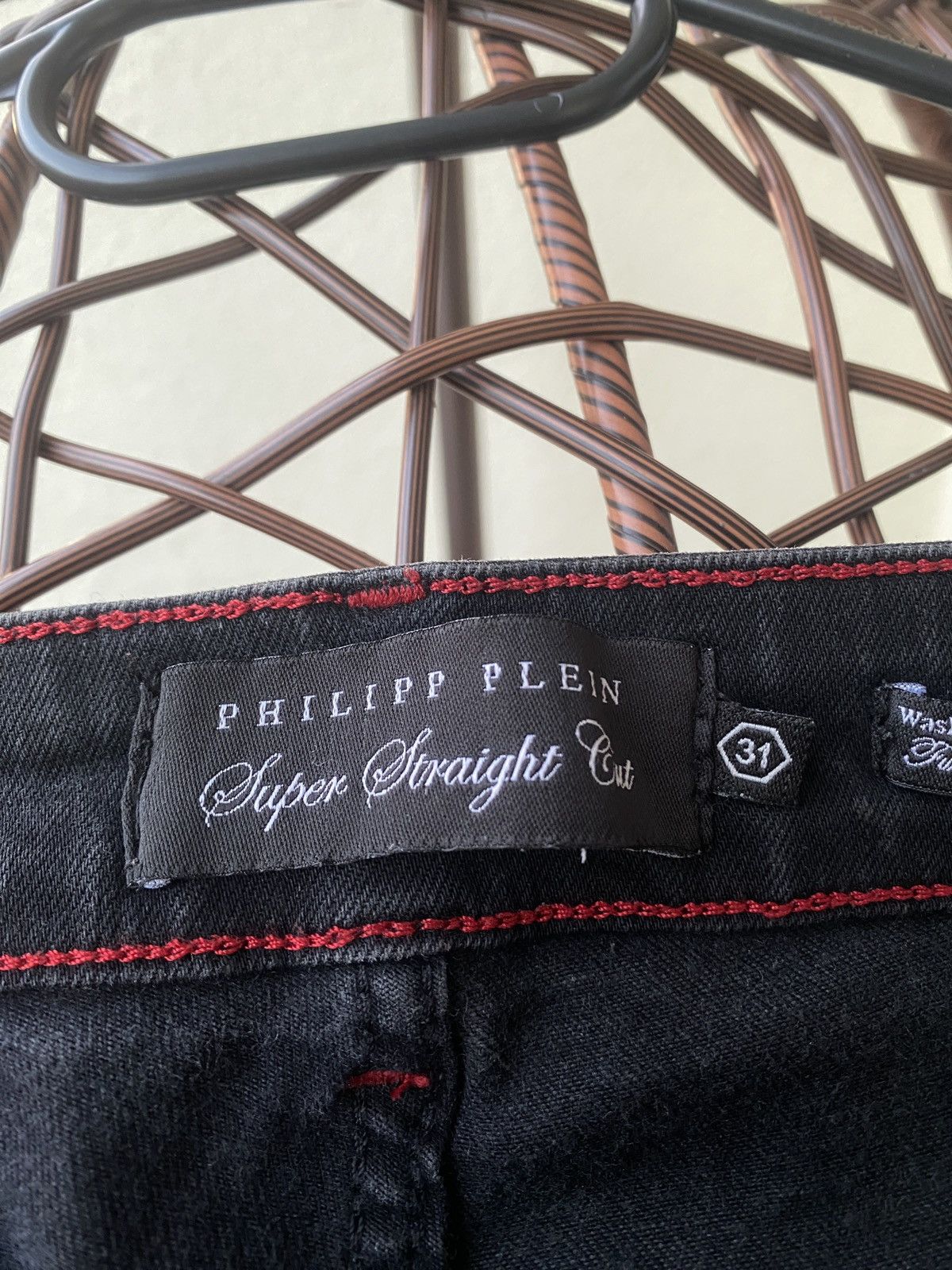 Philipp Plein Luxury philipp plein black denim trousers 2019 Size US 31 - 2 Thumbnail