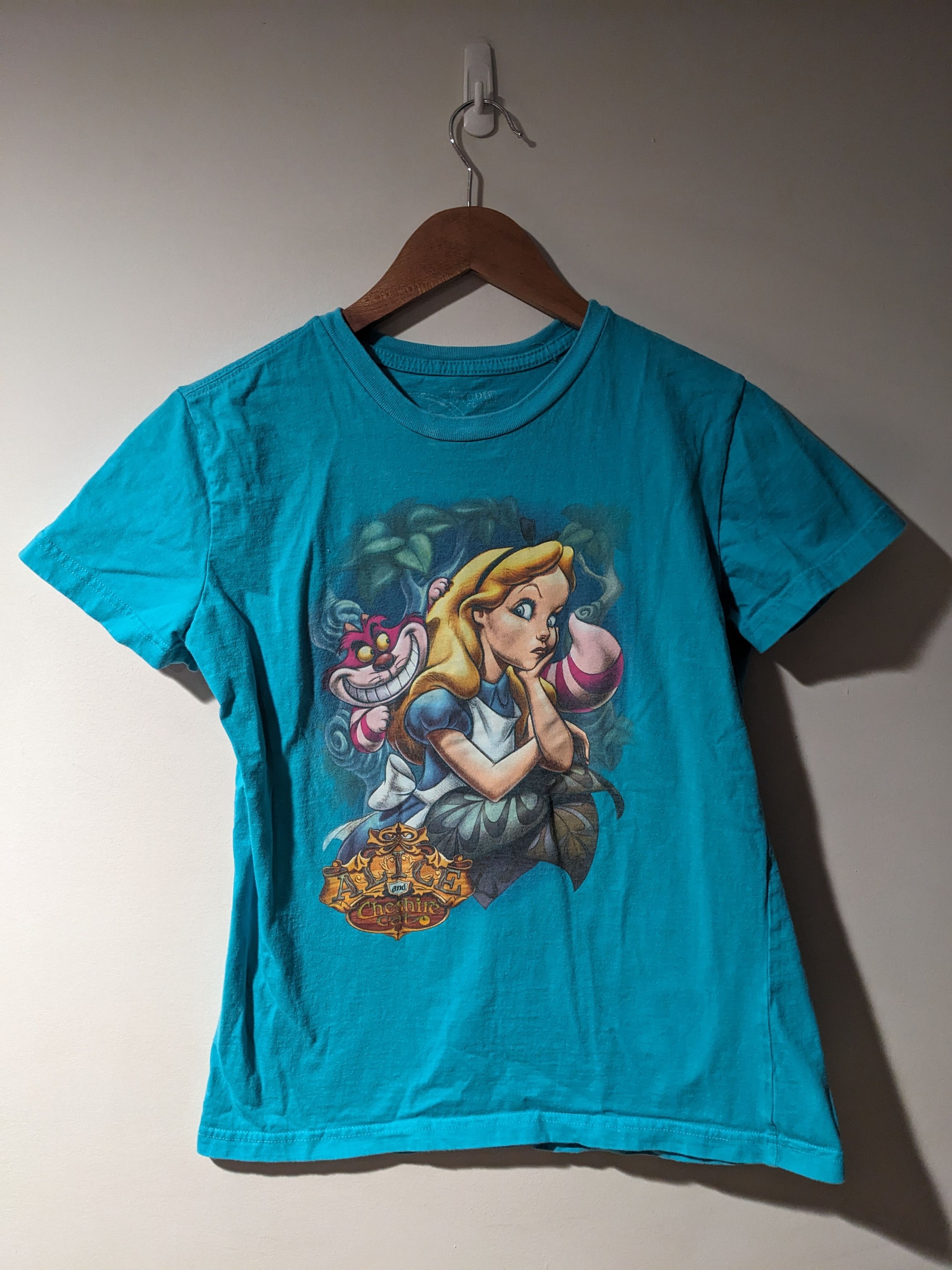Disney × Vintage Vintage Alice and the Cheshire Cat Disney Studio T-Shirt Size M / US 6-8 / IT 42-44 - 1 Thumbnail