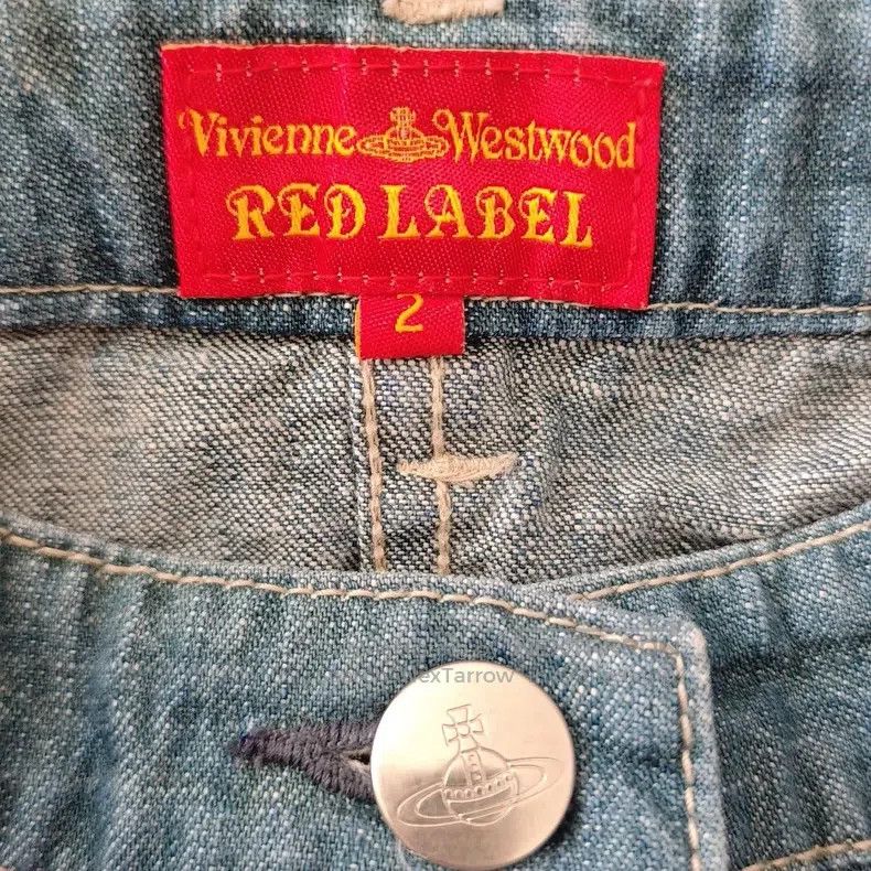 Vivienne Westwood Vivienne Westwood size 2 Denim silver button skirt Size 23" - 7 Thumbnail