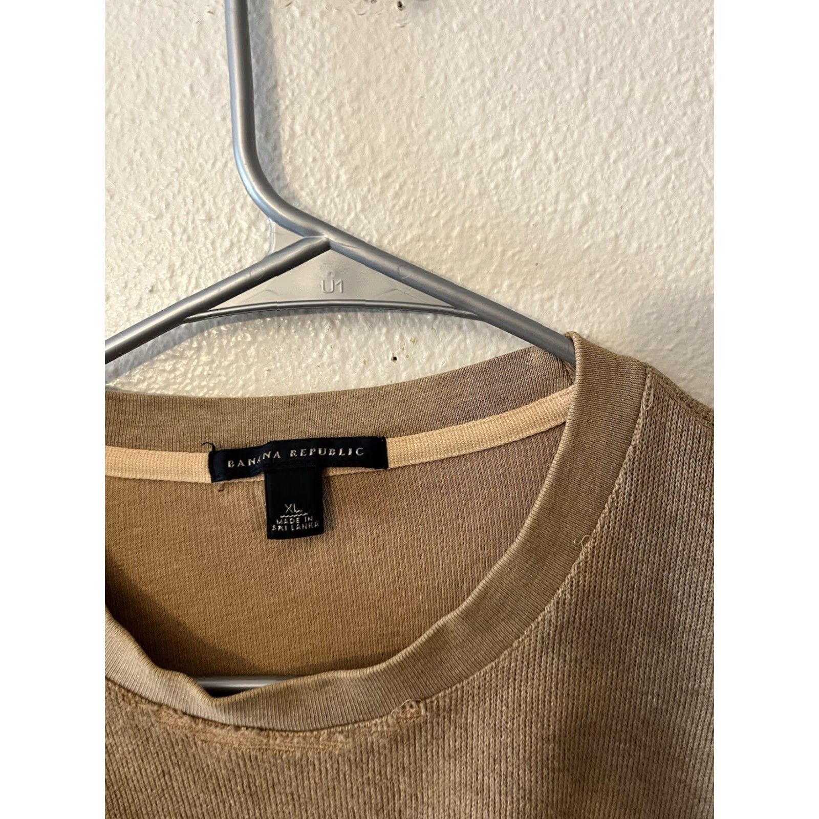 Banana Republic Banana Republic Sweater Men XL Brown Cotton Crew Neck Pullover Vintage? No Size US XL / EU 56 / 4 - 2 Thumbnail