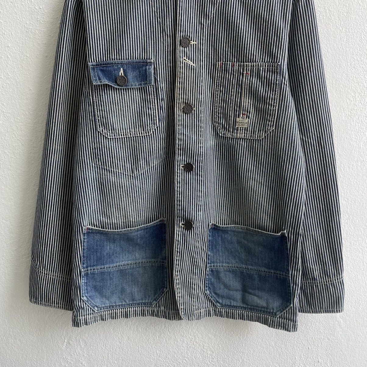 Cushman Vintage Cushman Union Made Hickory Chore Jacket Size US L / EU 52-54 / 3 - 5 Thumbnail