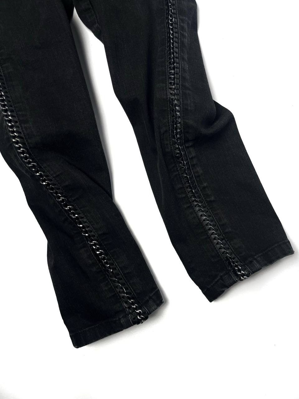 Pierre Balmain Pierre Balmain Chain Skinny Cropped Jeans Size 27" / US 4 / IT 40 - 3 Thumbnail