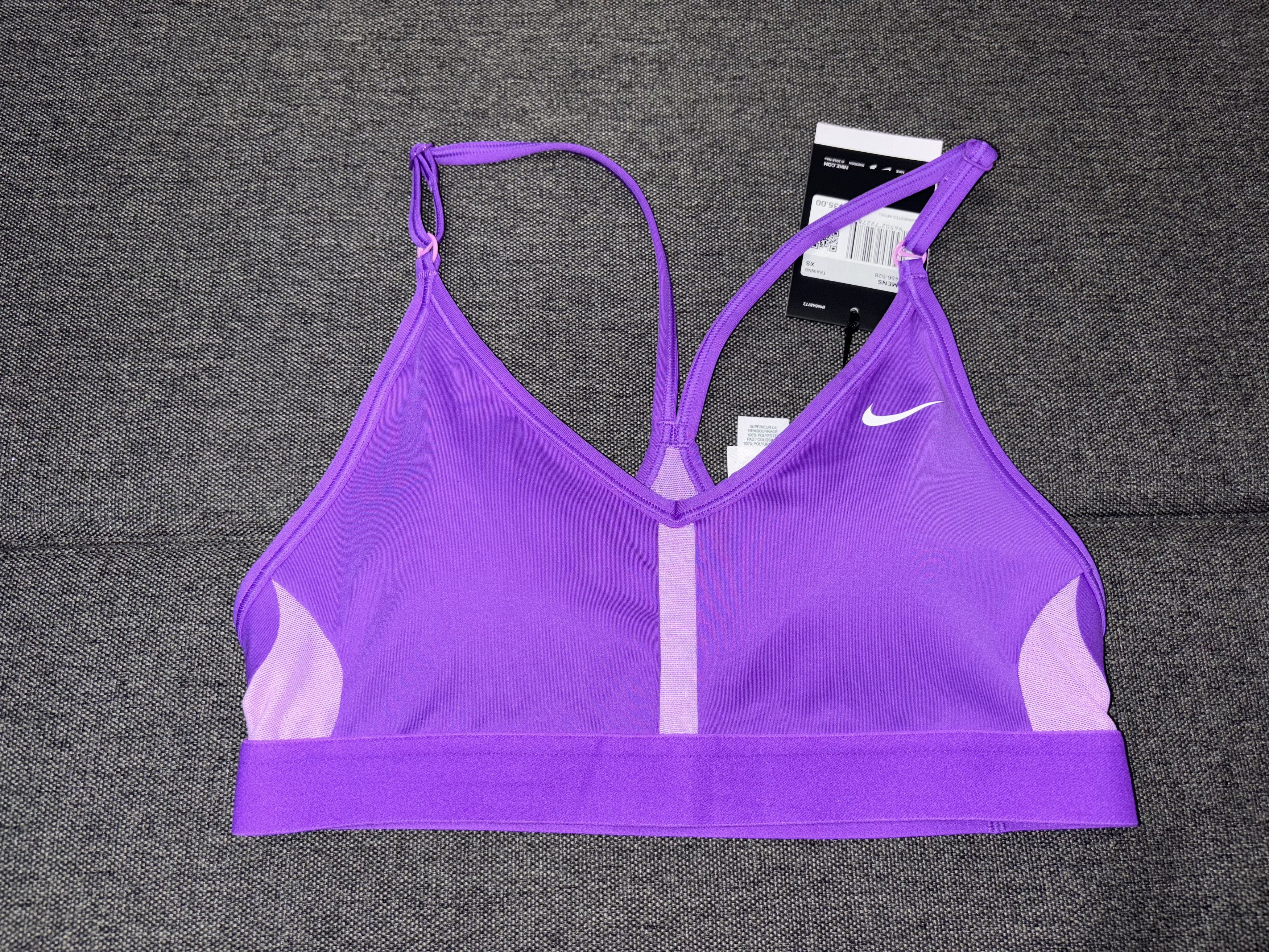 Nike Nike Indy Bra and Dri-Fit Shorts Set Purple Size XS Size 22" - 6 Thumbnail