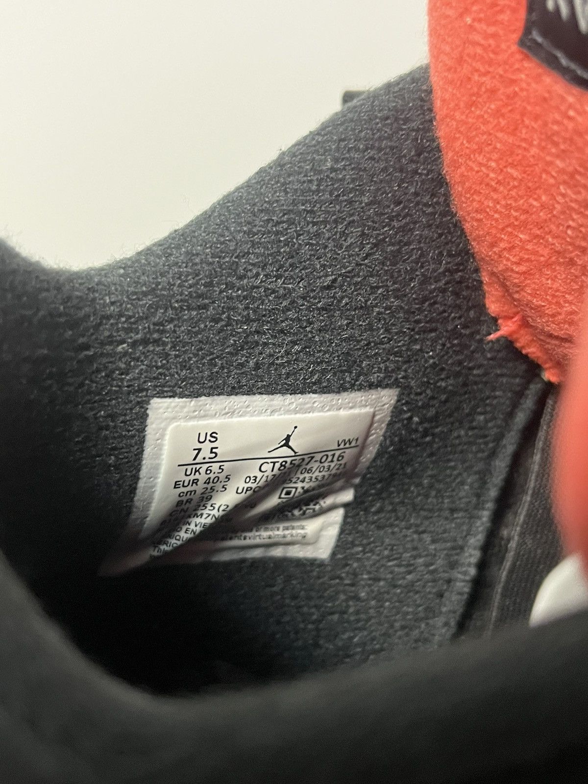 Jordan Brand × Nike Air Jordan 4 | Red Thunder Size US 7.5 / EU 40-41 - 8 Thumbnail
