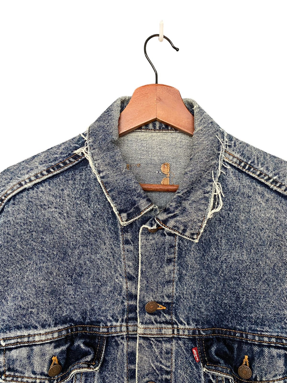 Levi's × Vintage Vintage Brand Levis Acid Wash Trucker Denim Jacket 1990s Size US L / EU 52-54 / 3 - 10 Thumbnail