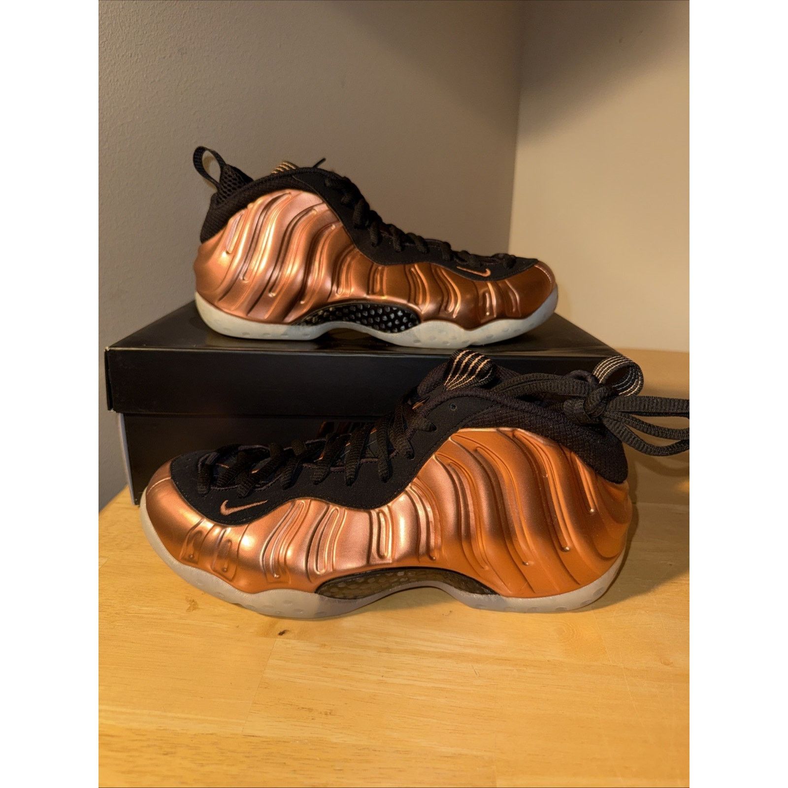 Nike Nike Air Foamposite One 2017 Men's Copper Sneakers Size 8.5 Size US 8 / EU 41 - 3 Thumbnail