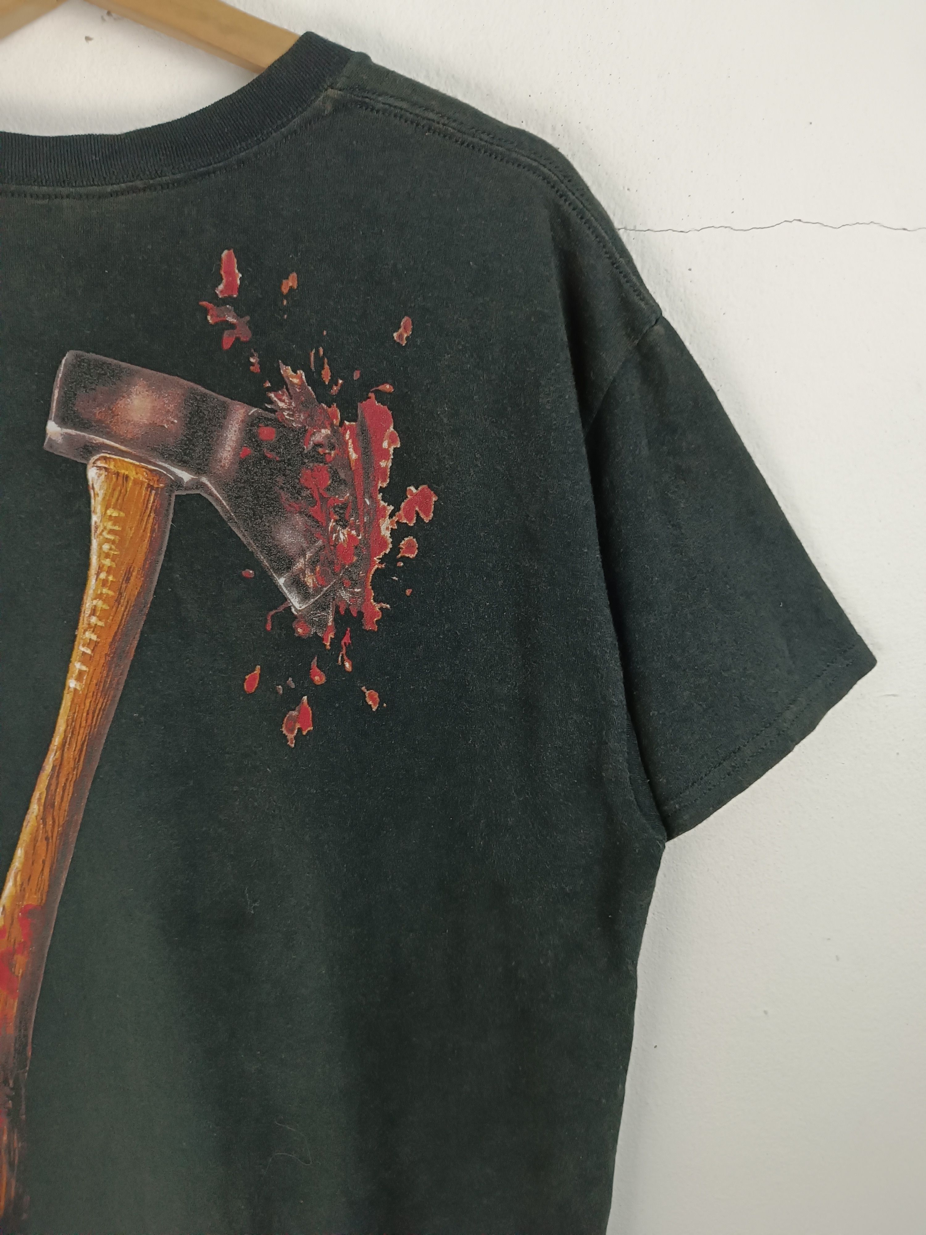 Vintage VINTAGE FRIDAY THE 12TH MOVIE HORROR KRUEGER SCARY TEE Size US L / EU 52-54 / 3 - 11 Thumbnail