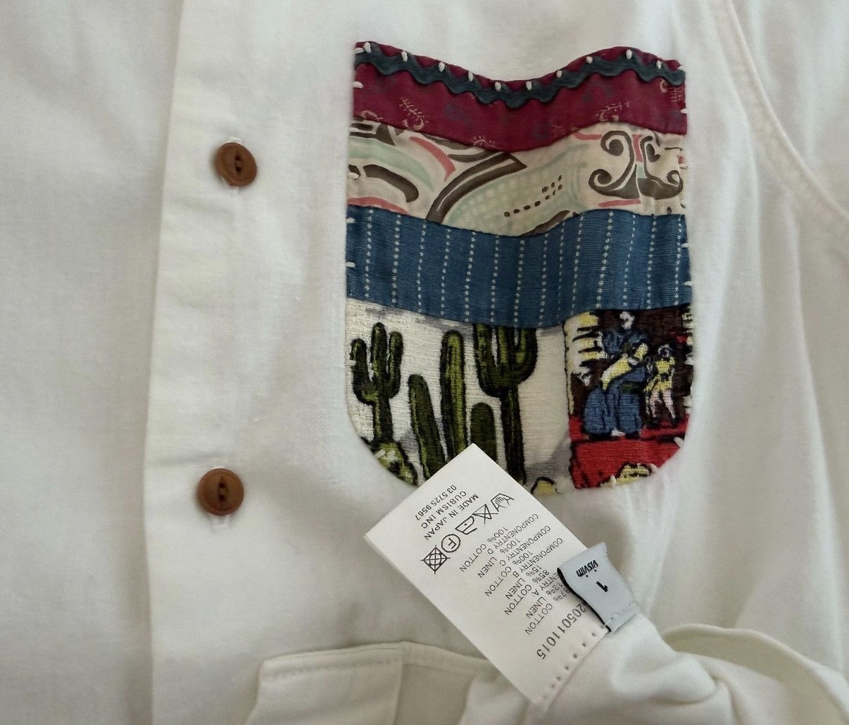 Visvim VISVIM LUNGTA B.D.WOVEN POCKET L/S(GIZA)OX long sleeve J6 Size US S / EU 44-46 / 1 - 4 Thumbnail