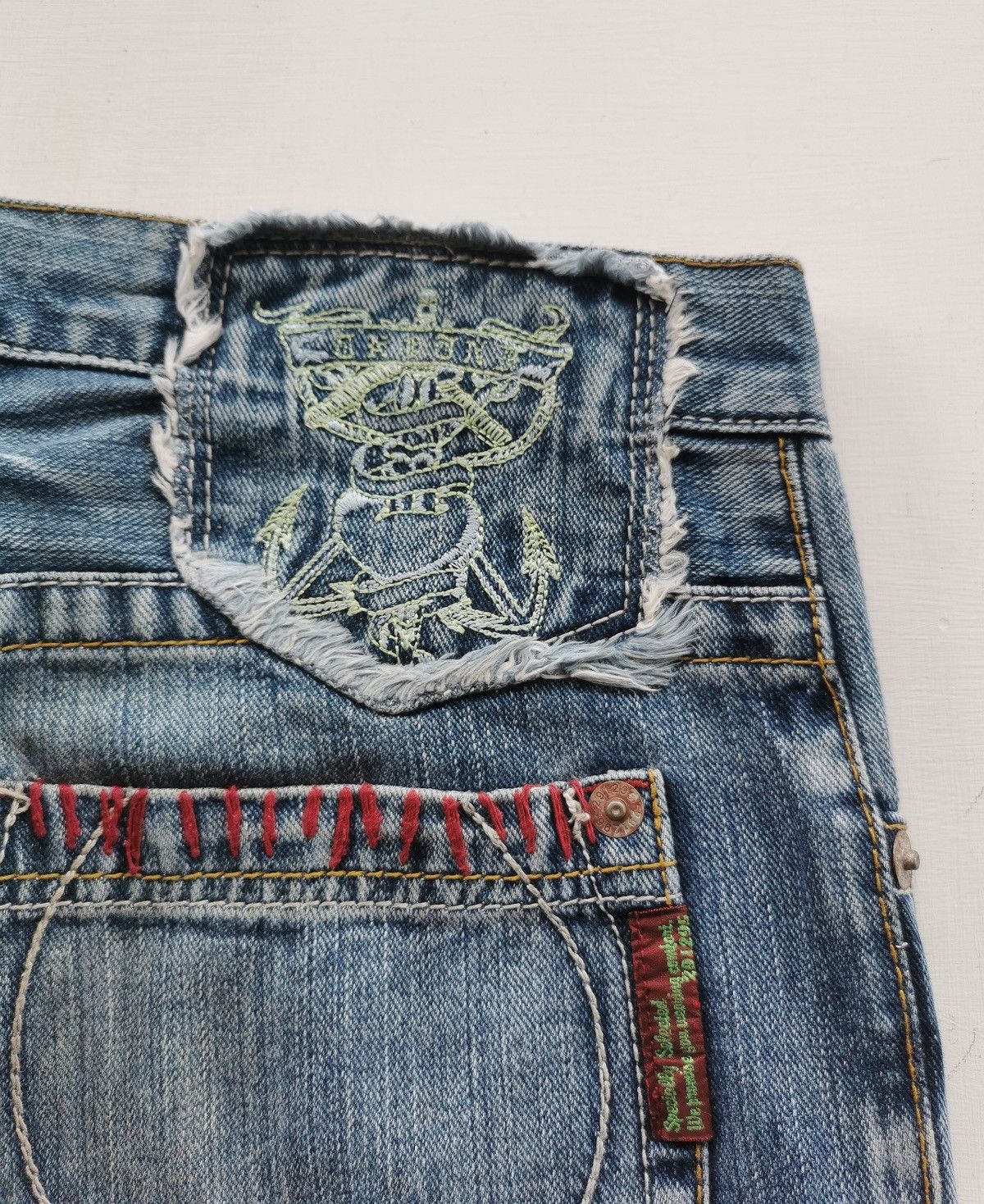 291295=Homme 291295 Homme Pirates Of The Desert Denim Jeans Size US 31 - 10 Thumbnail
