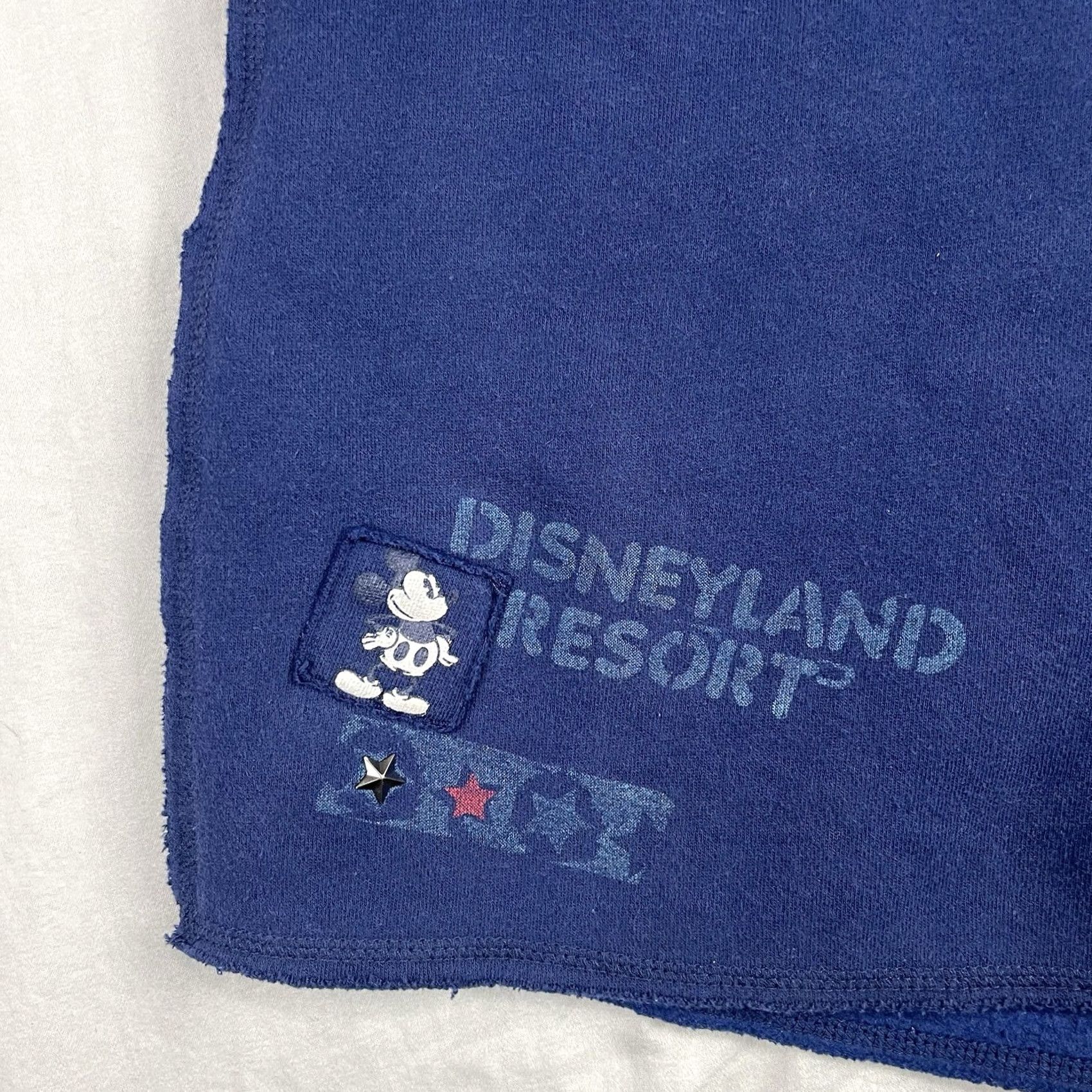 Disney Disney Shorts Womens XL Disneyland Resort Fleece Drawstring Lounge Logo Blue Regul ar Fit Size 40" / US 18 - 2 Thumbnail