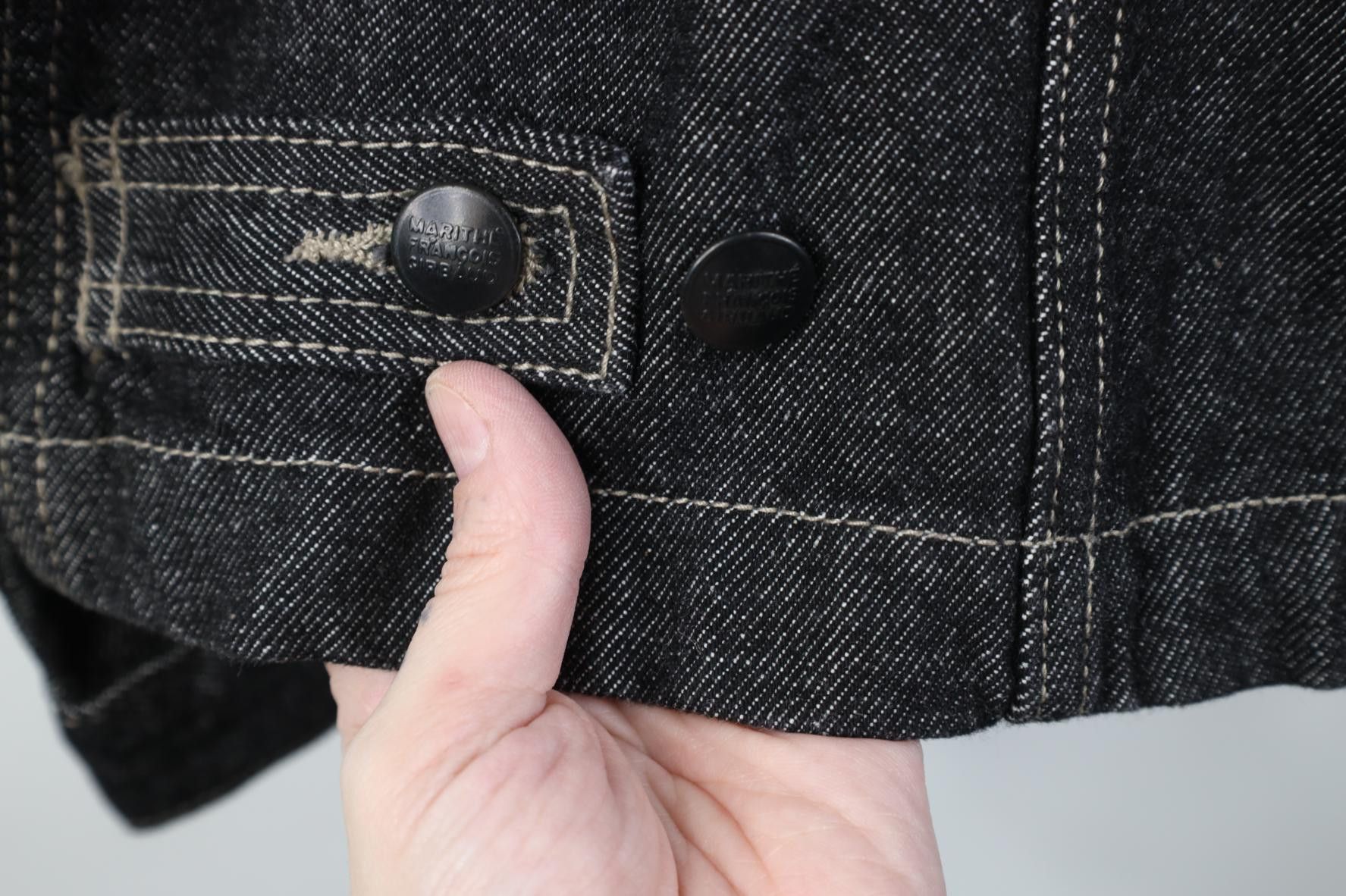 Marithe + Francois Girbaud Deadstock Vintage 90s Marithe Francois Girbaud Jacket Black Size US XL / EU 56 / 4 - 13 Thumbnail